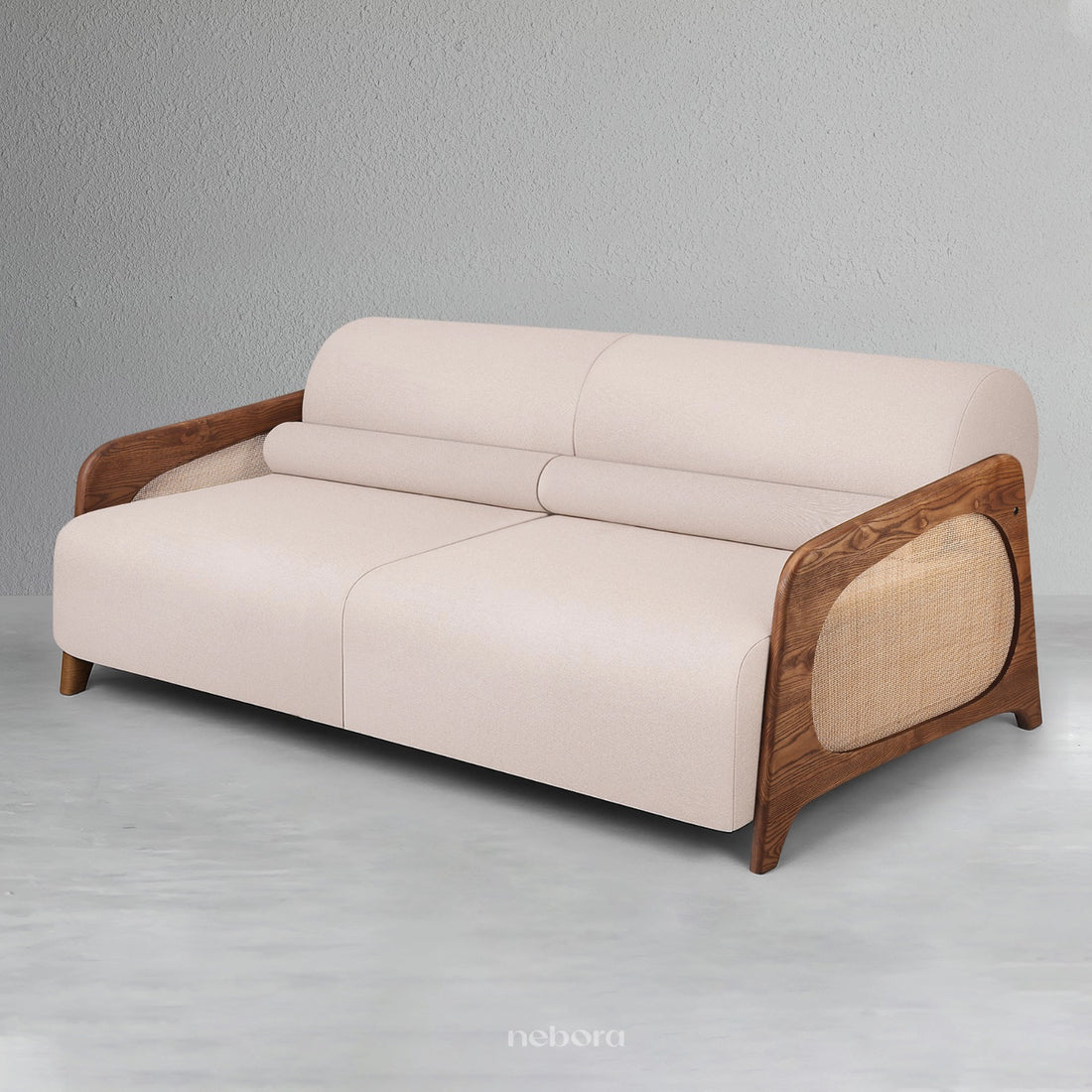 Lumbar Three Seater Sofa