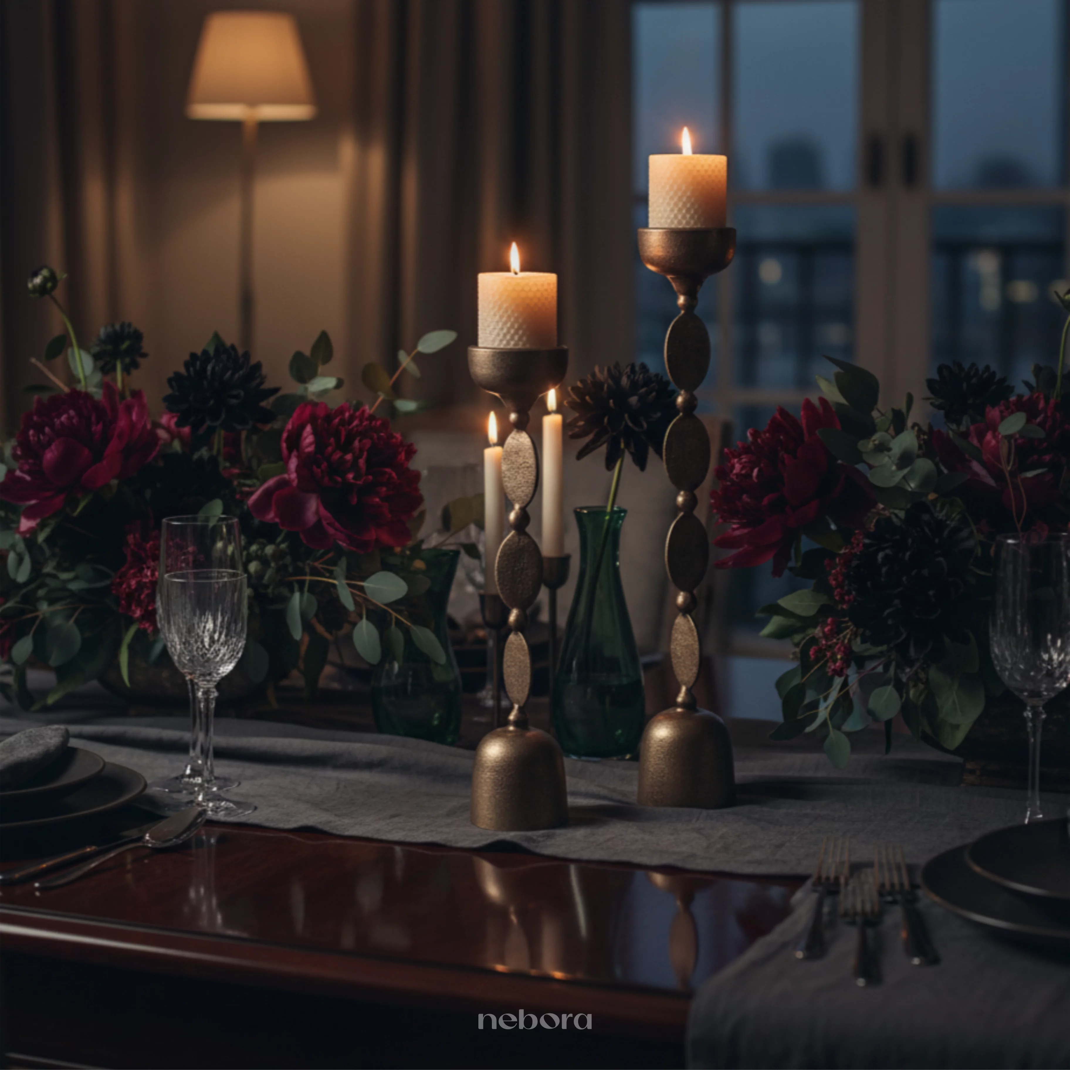 Orb Chain Candle Stand Set/2