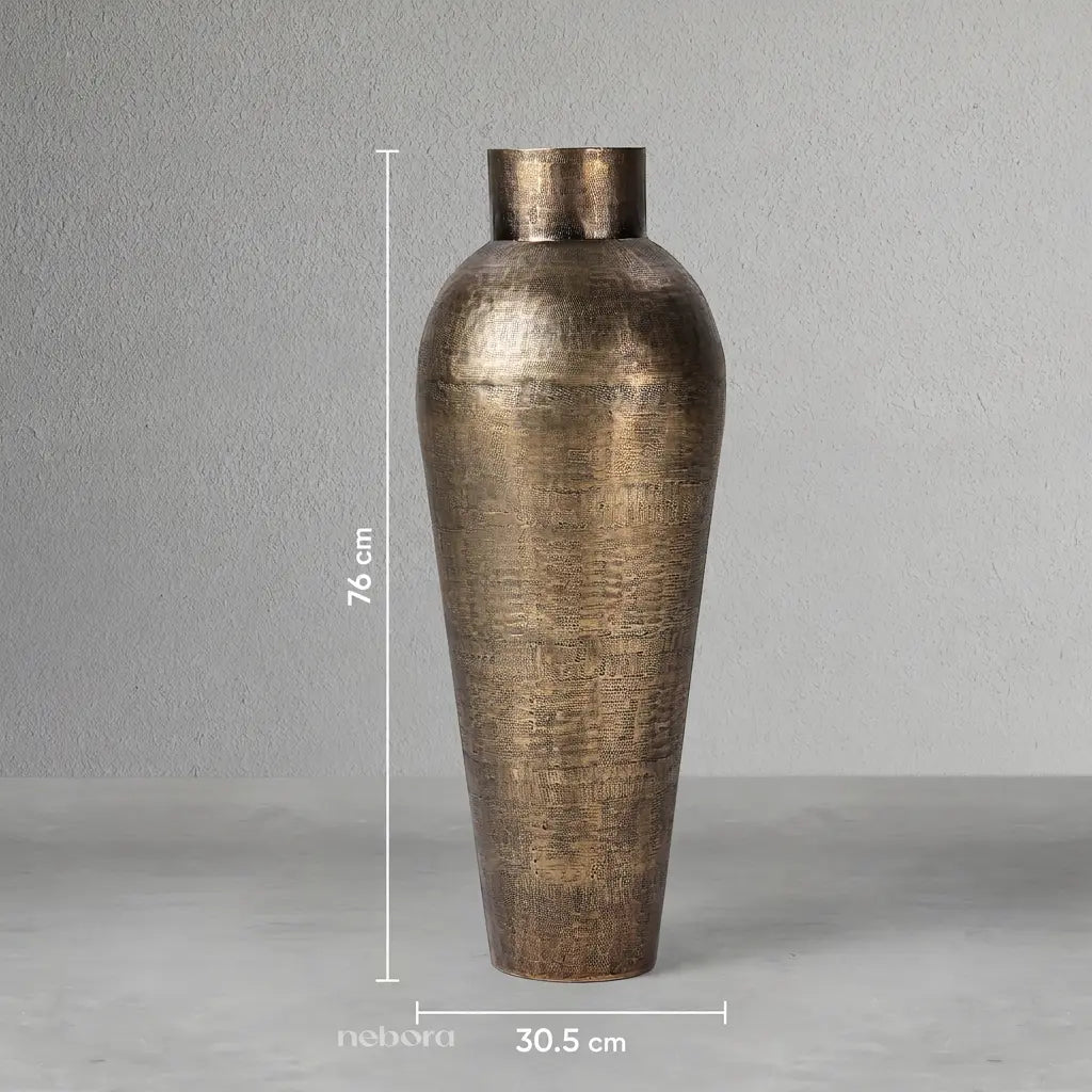 Amphora Round Floor Vase Large | Vases - Nebora