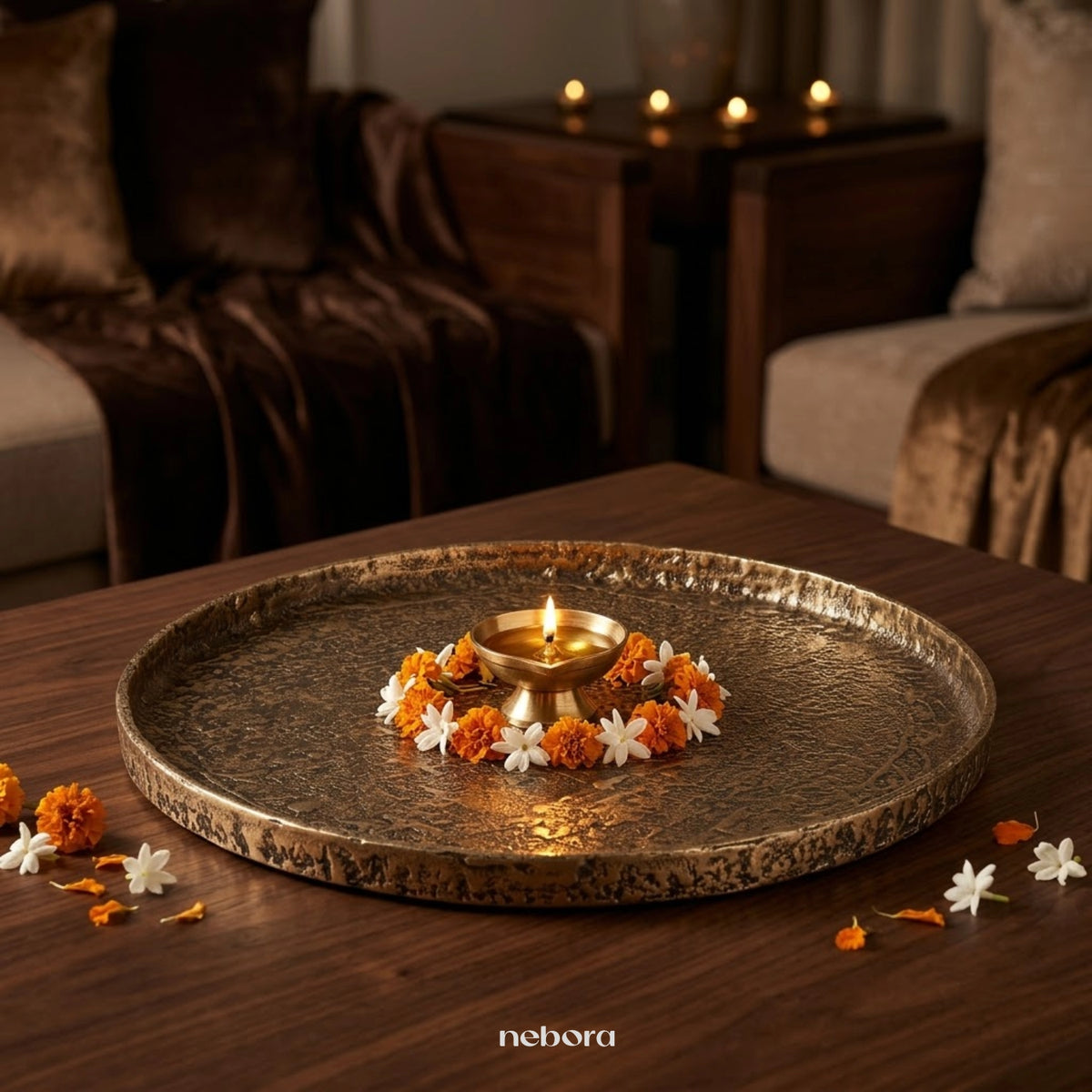 Casted Platter Medium | Trays & Bowls - Nebora