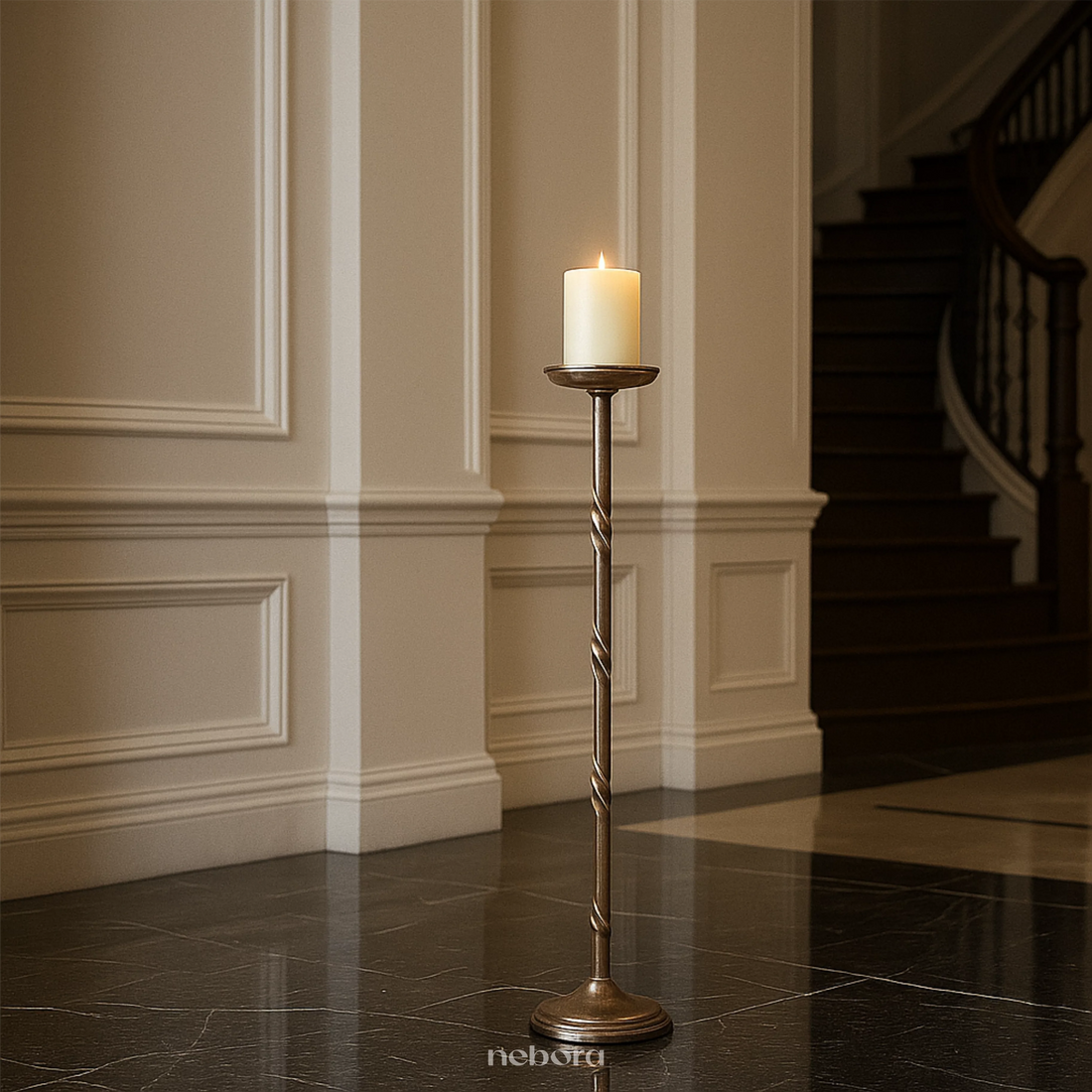 Alaric Candle Stand Large | Lanterns & Candle Holders - Nebora