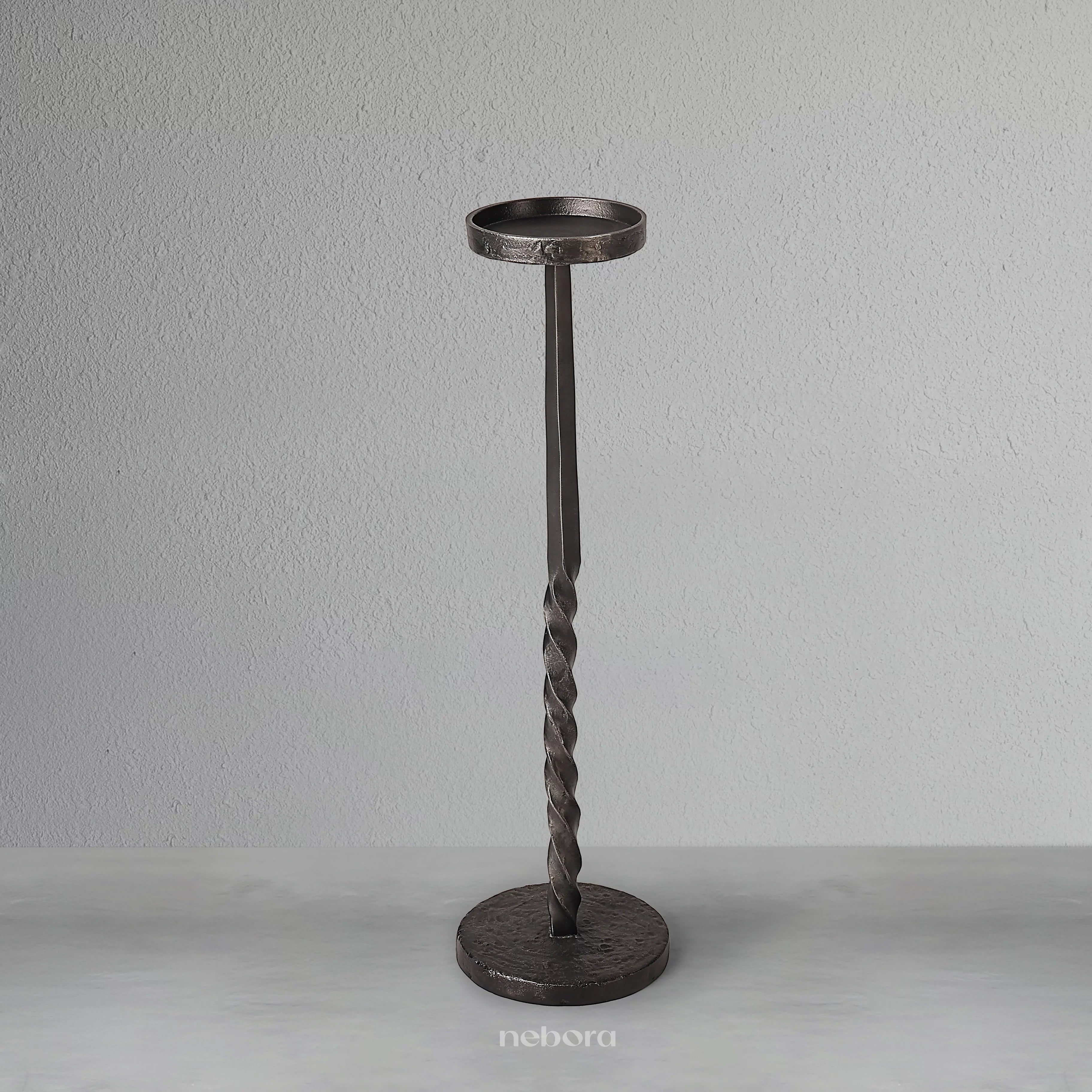 Obsidian Spire Candle Holder Small