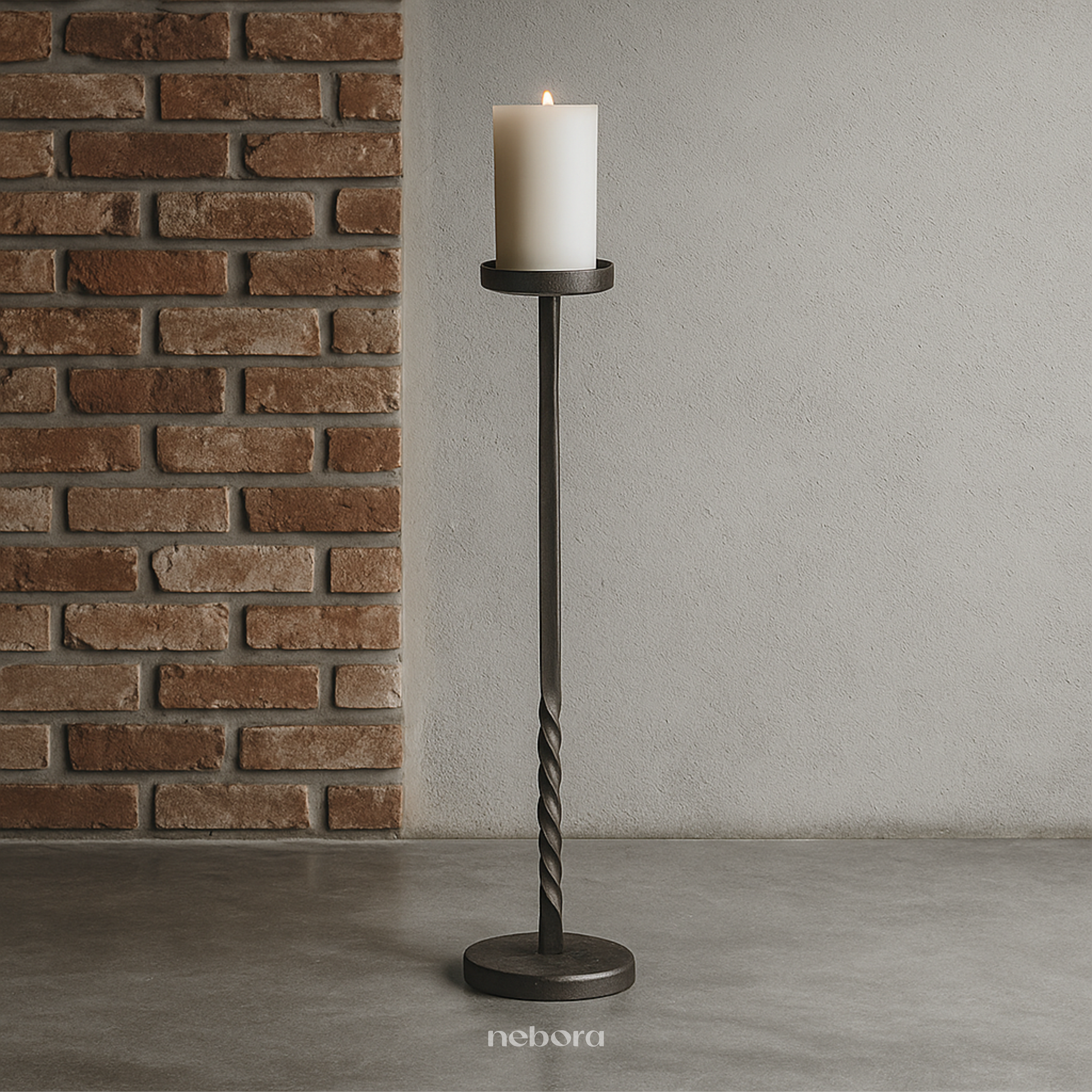 Obsidian Spire Candle Holder Large