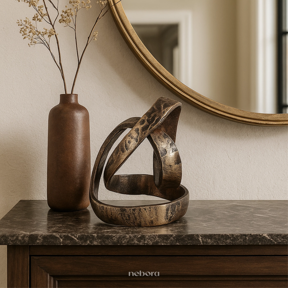 Glimmer Knot Sculpture | Objects - Nebora