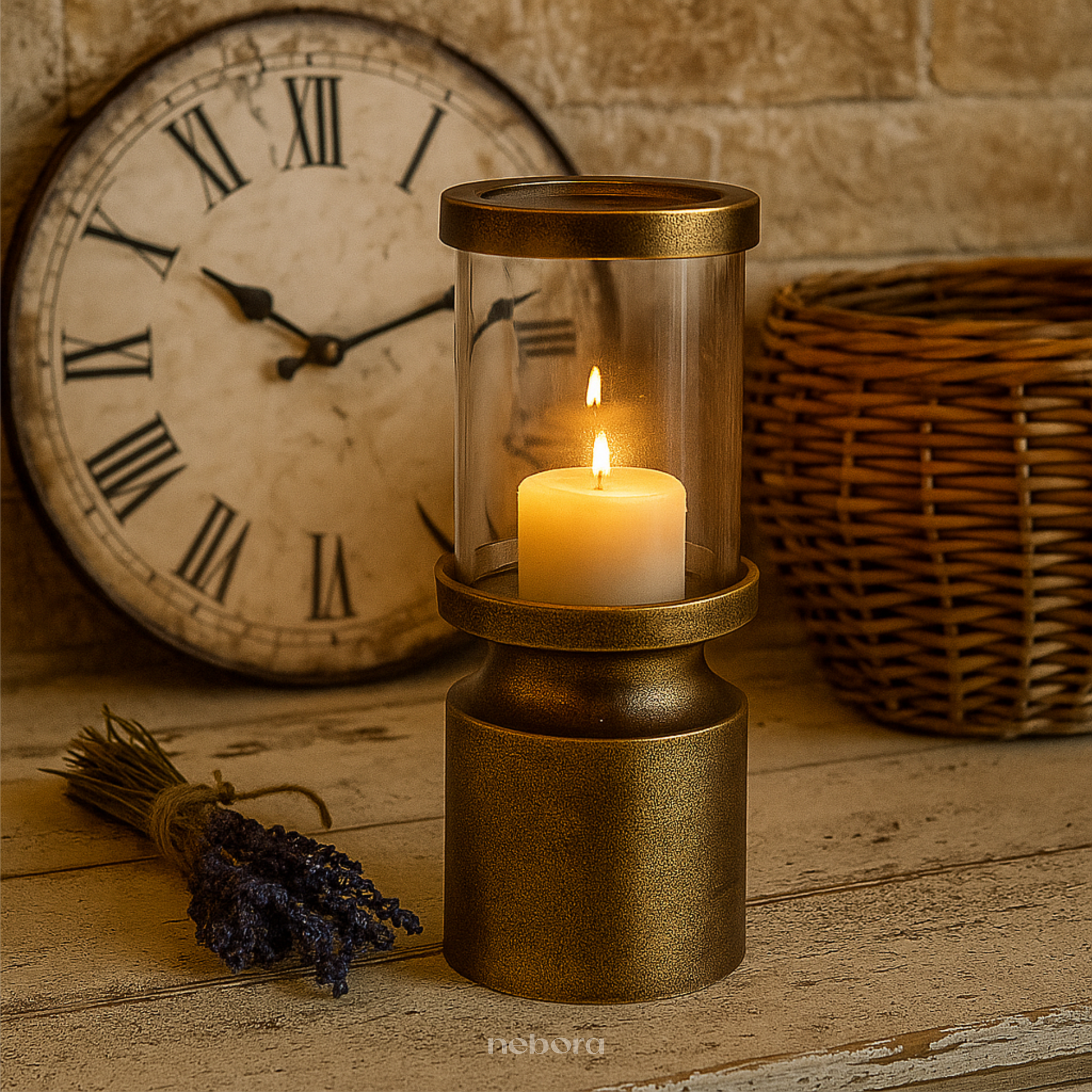 Flicker Hurricane Small | Lanterns & Candle Holders - Nebora