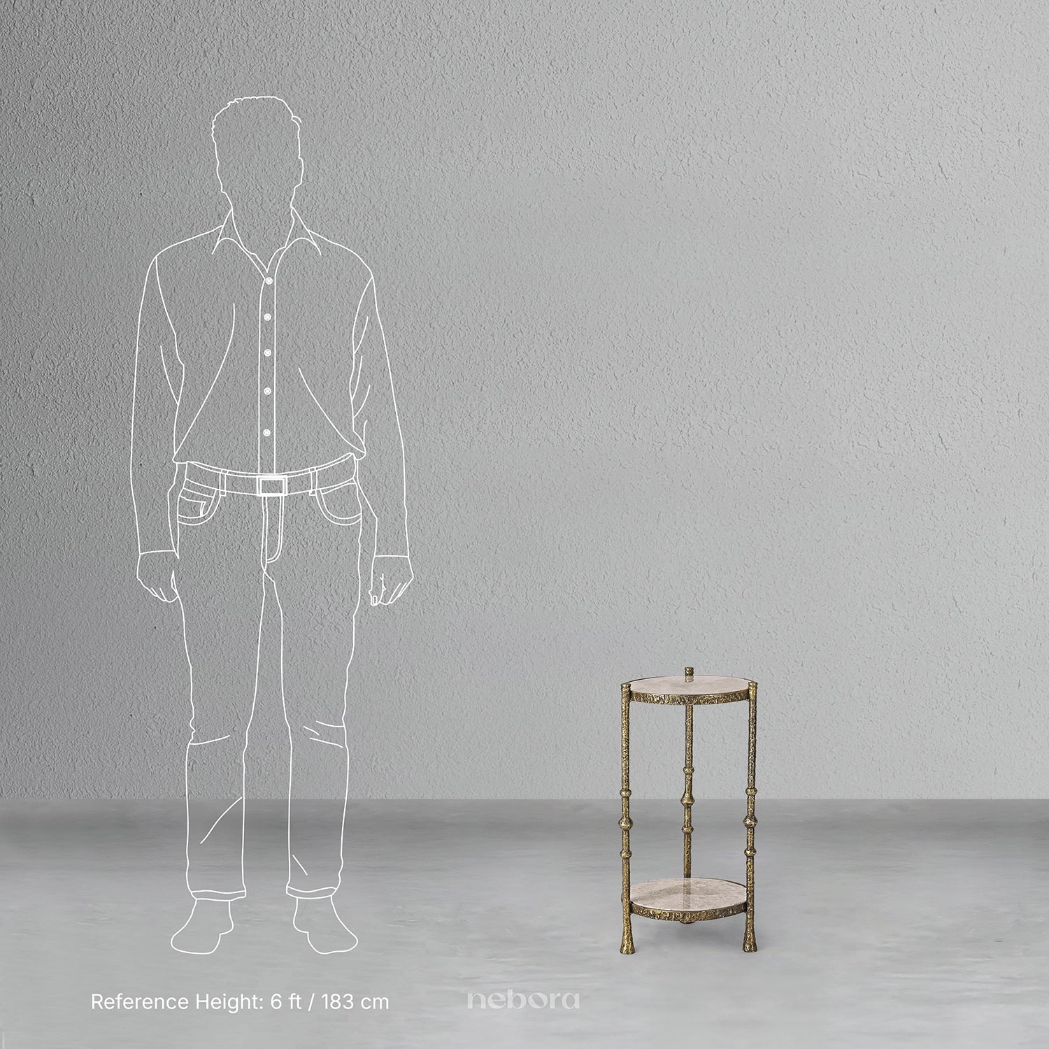 Imperial End Table | Side Tables - Nebora