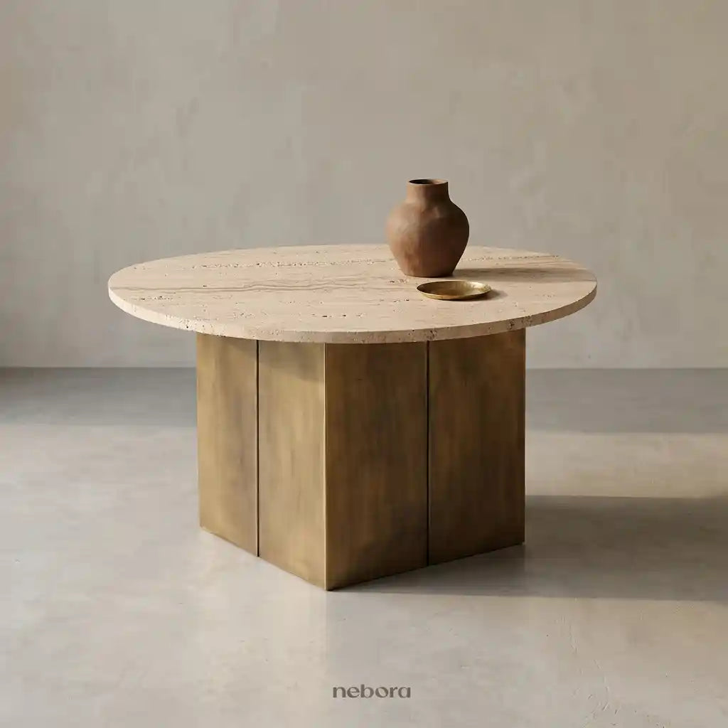 Aurum Marble Coffee Table | Coffee Tables - Nebora