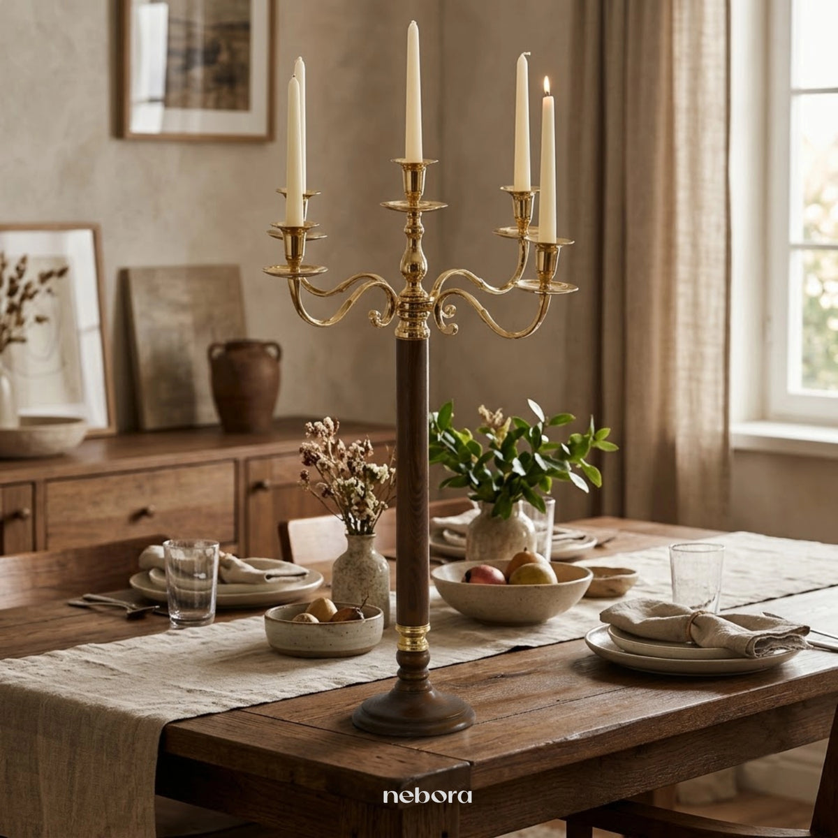 Soline Candle Abra | Lanterns & Candle Holders - Nebora