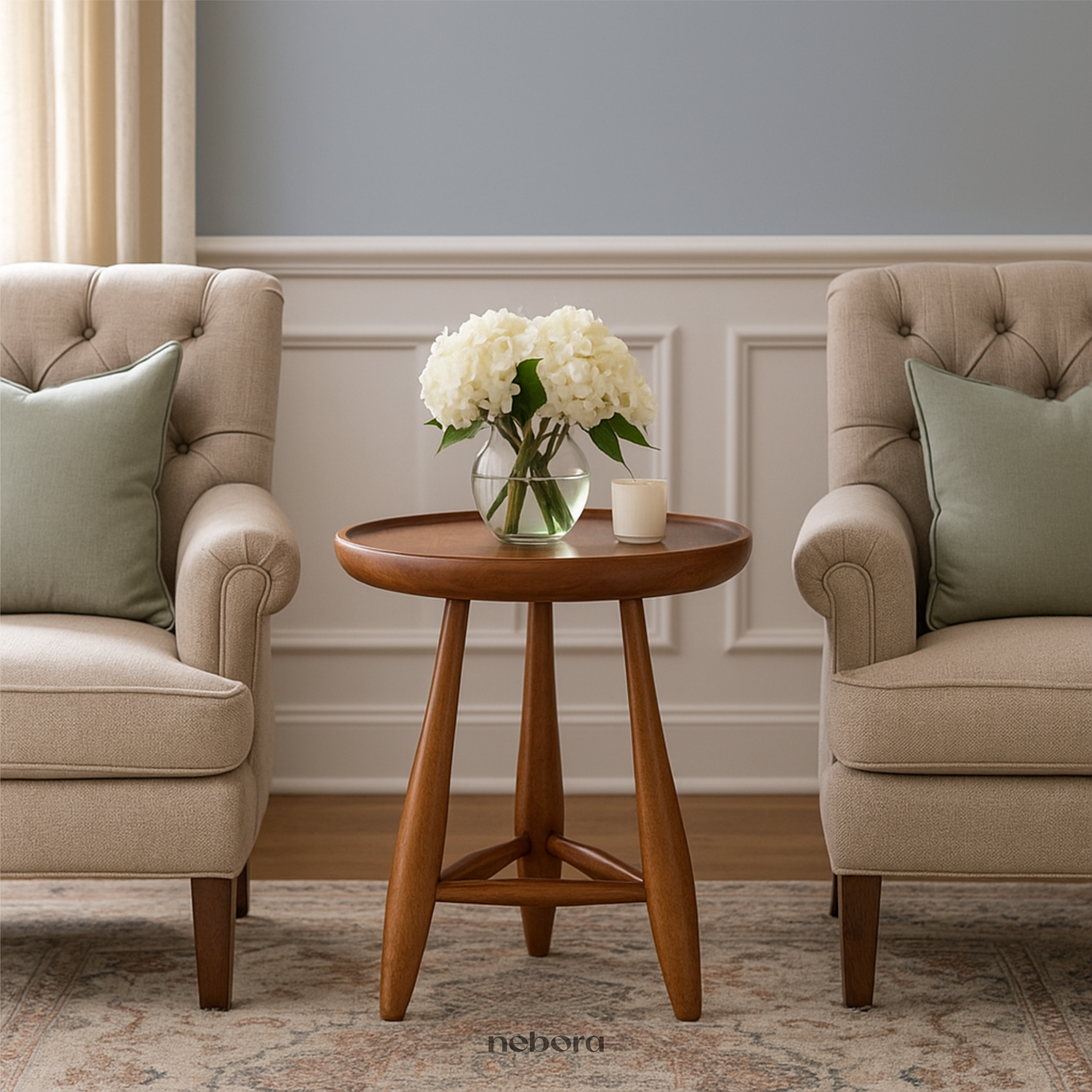 Heritage Round Wooden Table