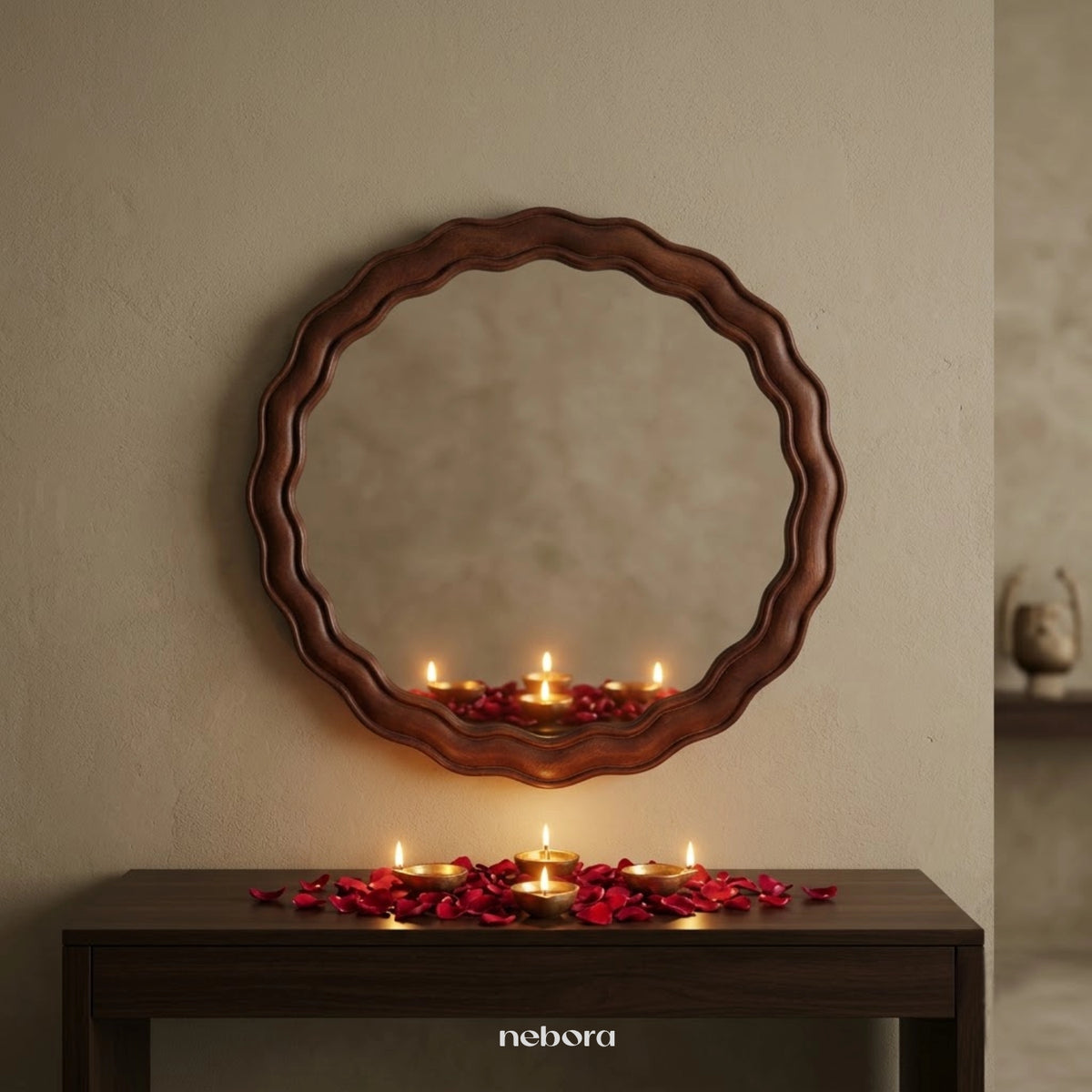 Elara Wall Mirror | Wall Mirrors - Nebora