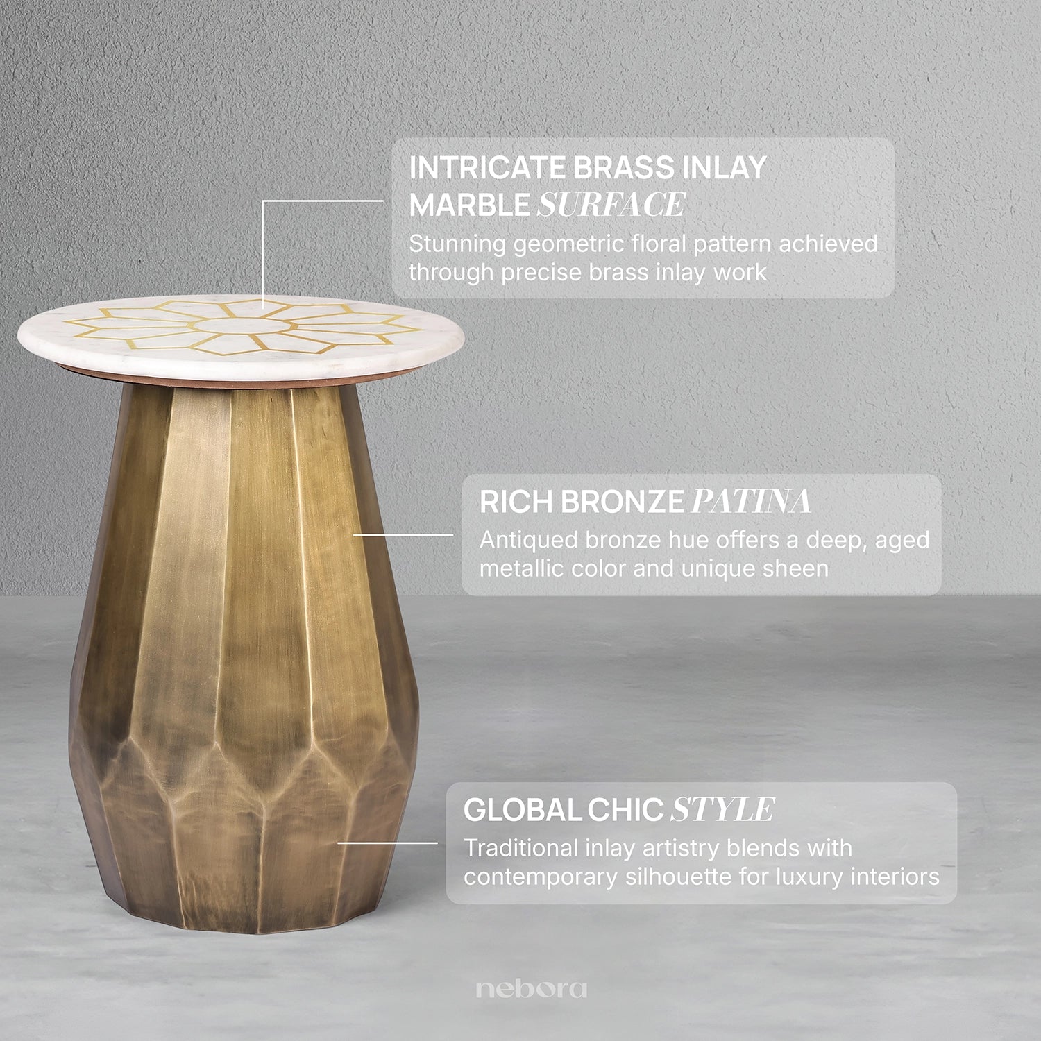 Ethel Side Table | Side Tables - Nebora