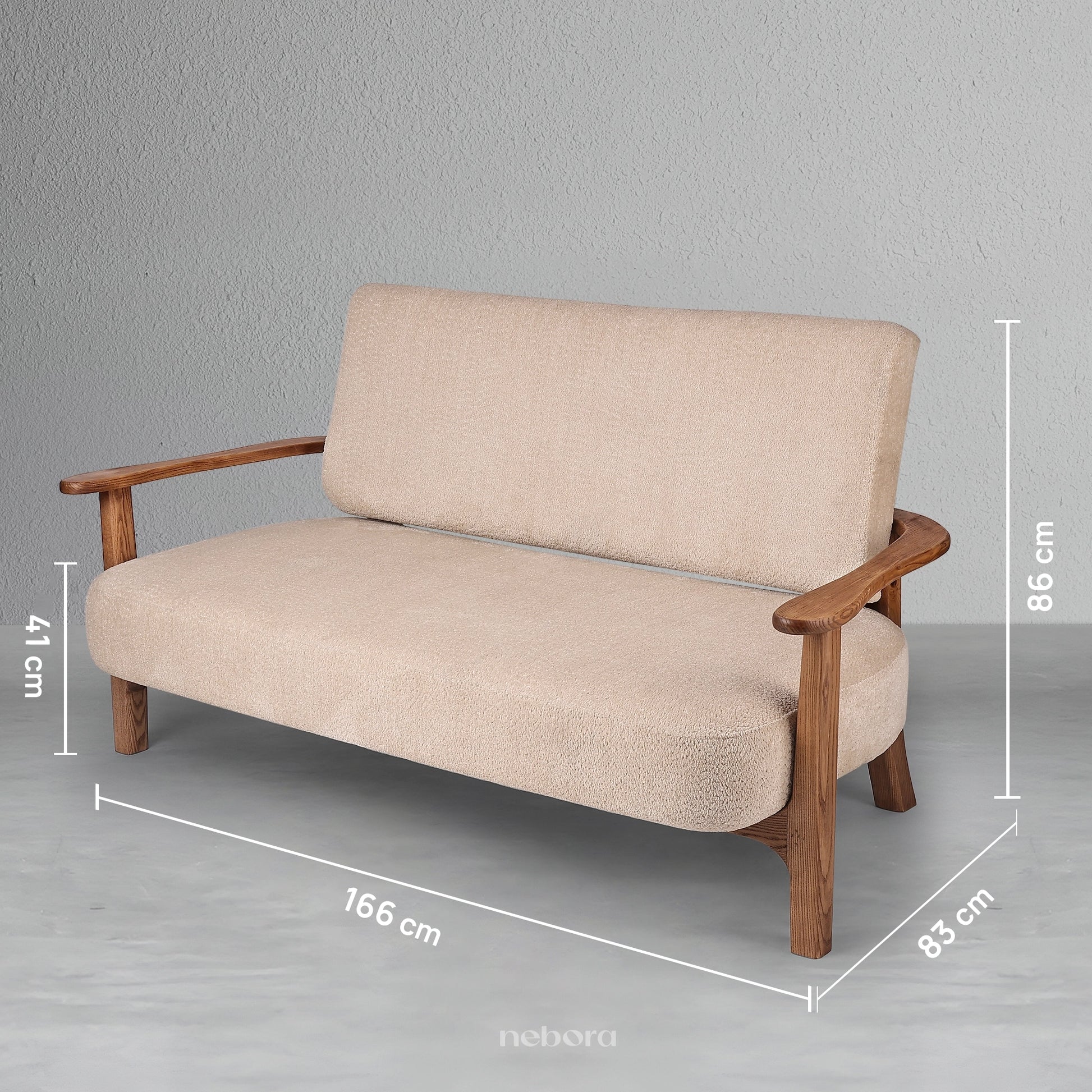 Milan 2 Seater Sofa | Sofas - Nebora