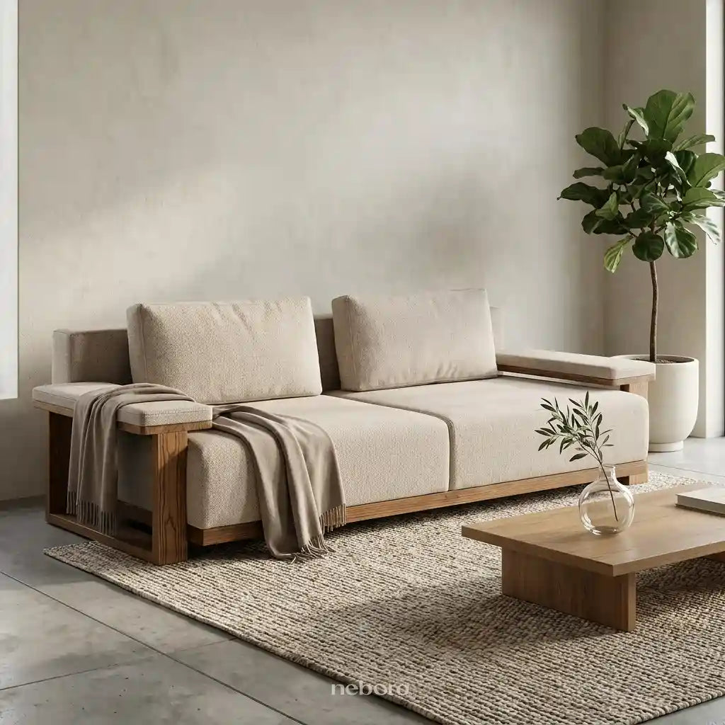 Kanso 3-Seater Sofa | Sofas - Nebora