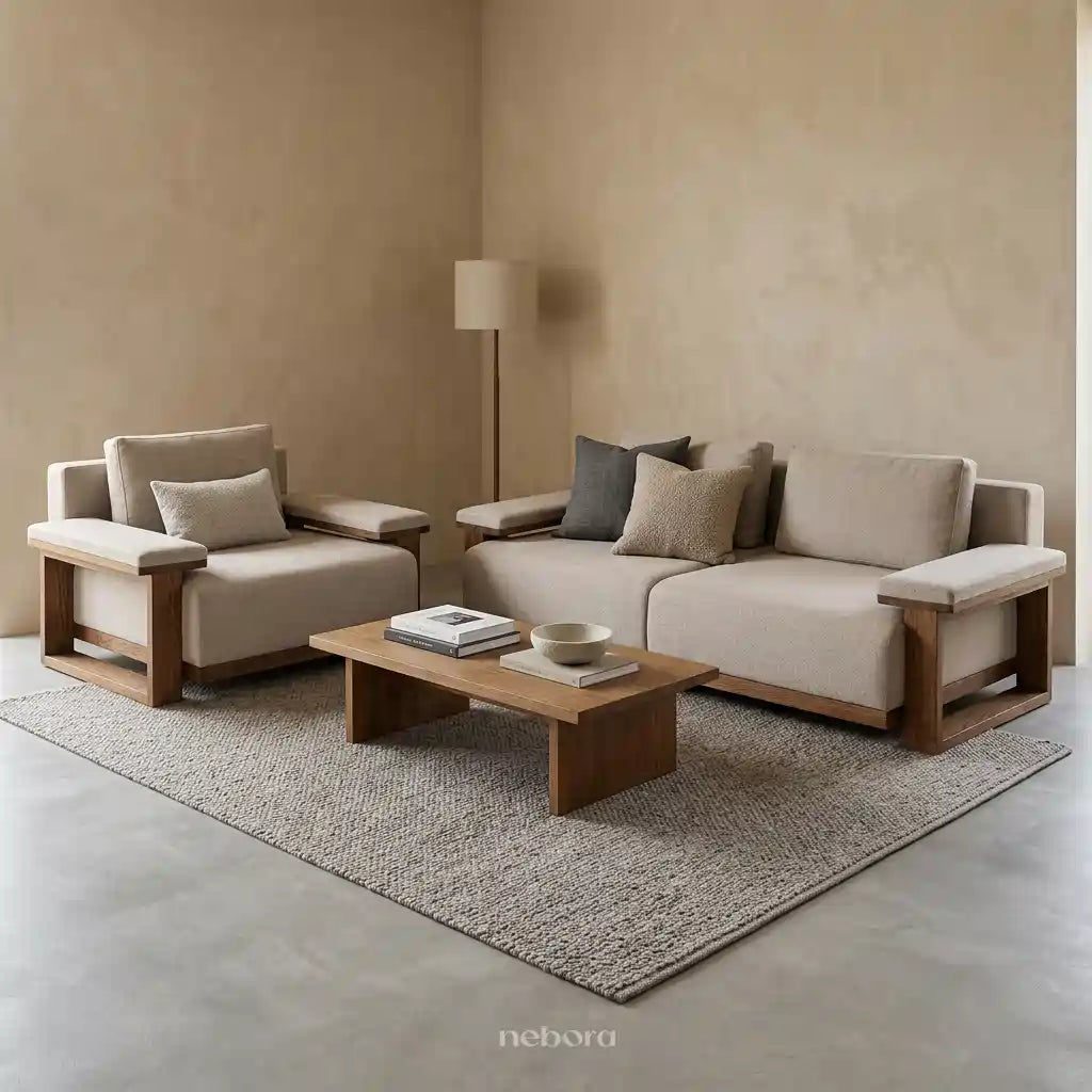 Kanso 3-Seater Sofa | Sofas - Nebora