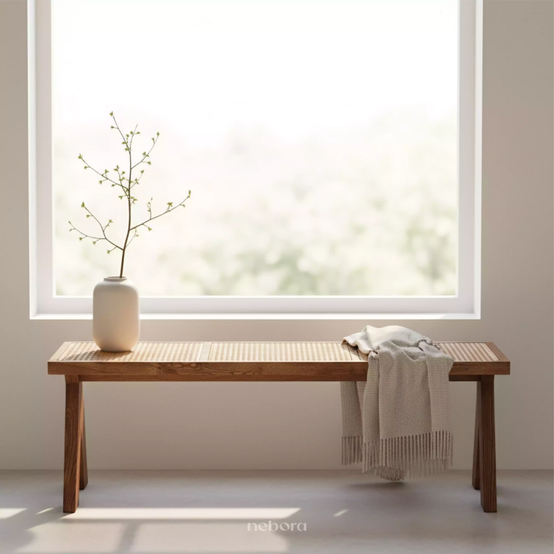 Homage Pierre Jeanneret Kyoto Bench | Benches - Nebora