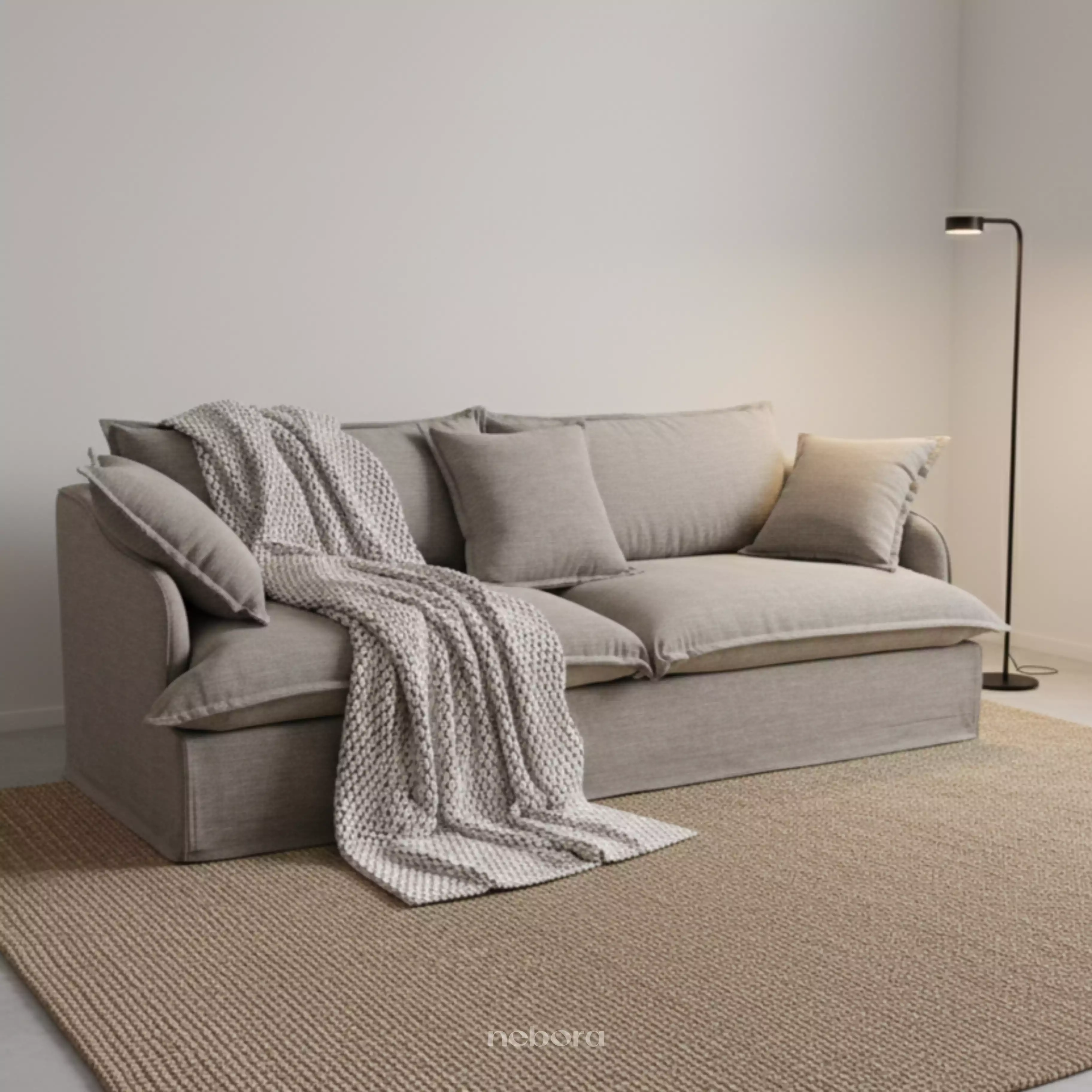 Eira Three Seater Super Sofa