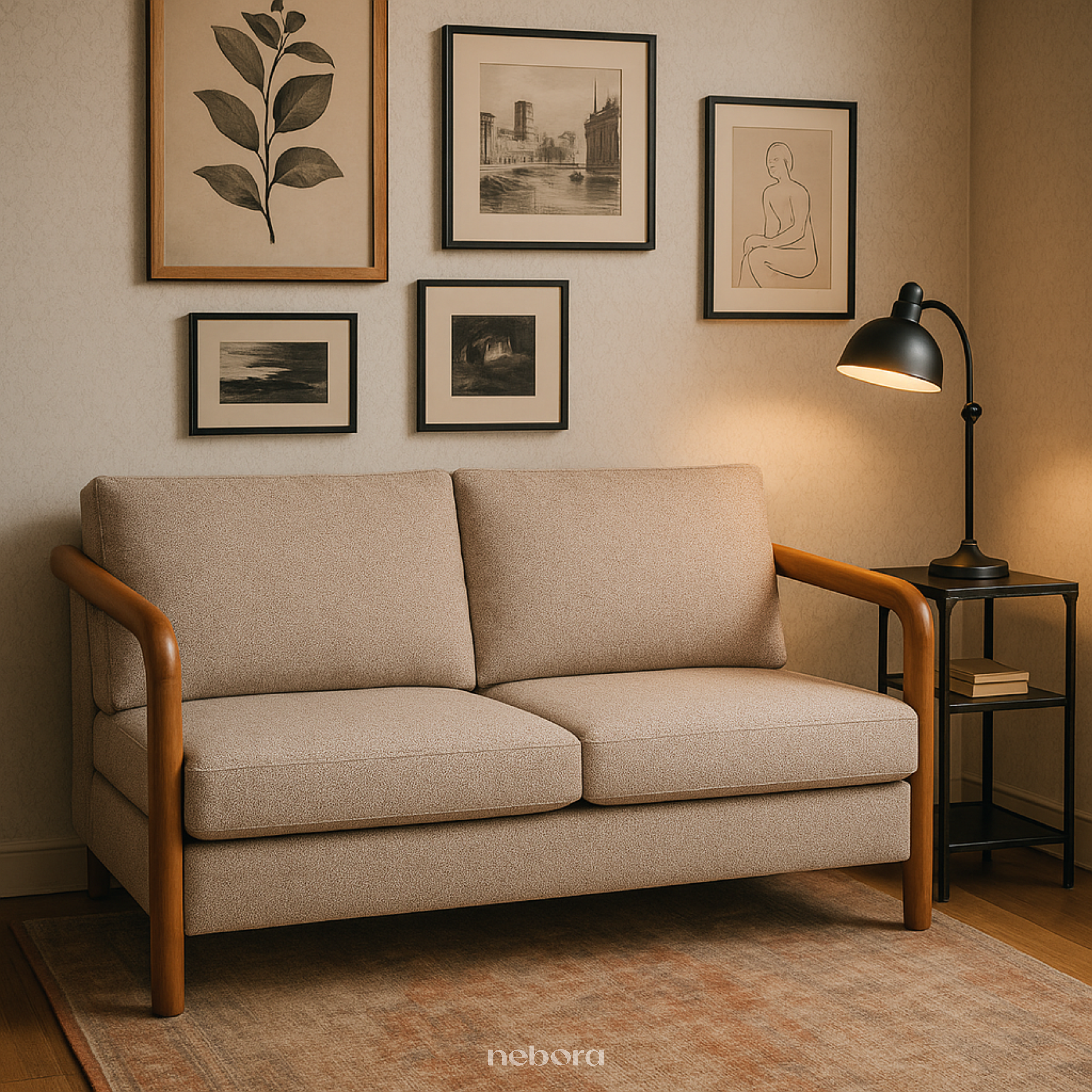 Faroe Two Seater Loveseat Sofa