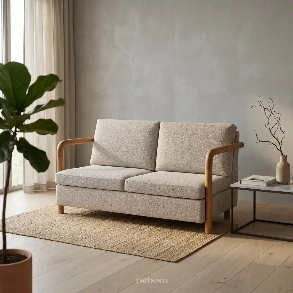 Faroe Two Seater Loveseat Sofa | Sofas - Nebora