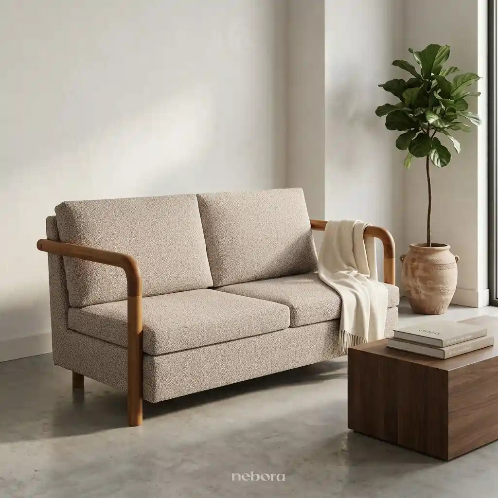 Faroe Two Seater Loveseat Sofa | Sofas - Nebora