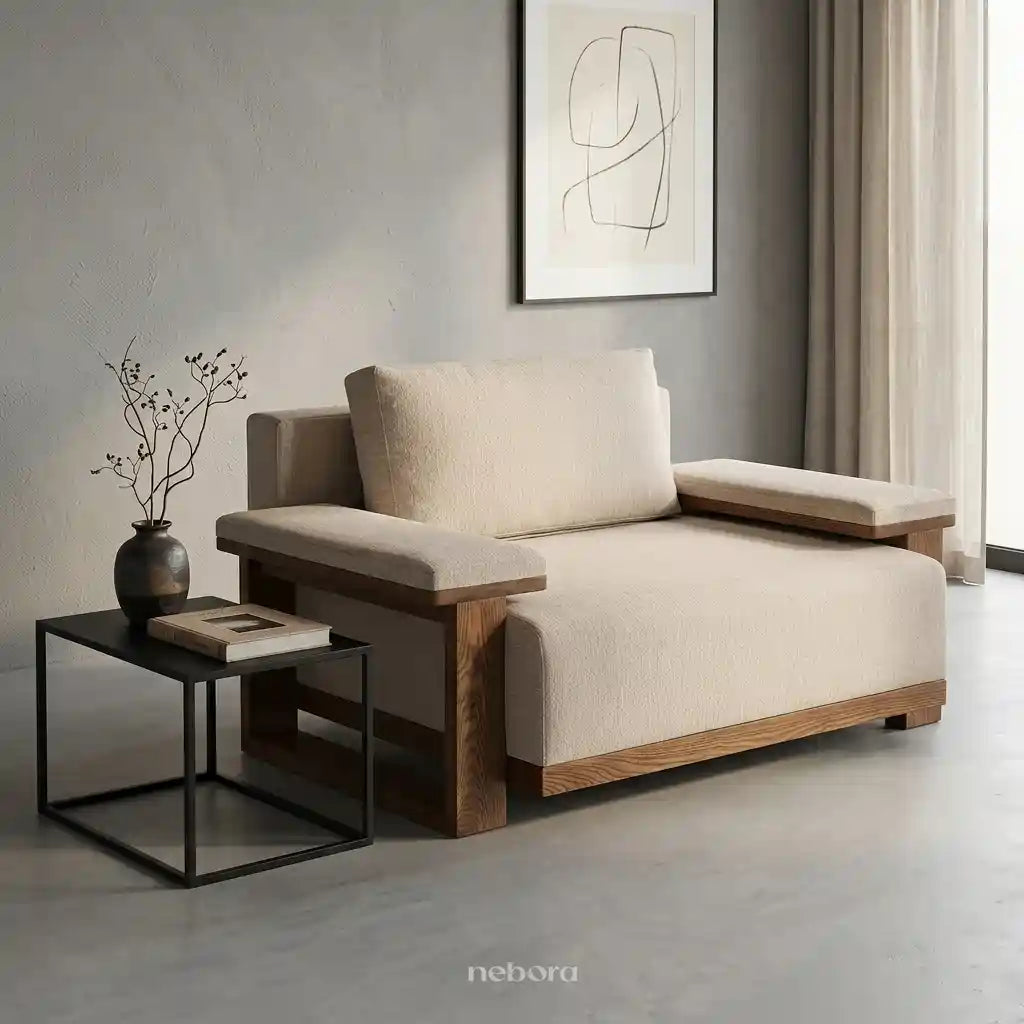 Kanso Single Seater Sofa | Sofas - Nebora