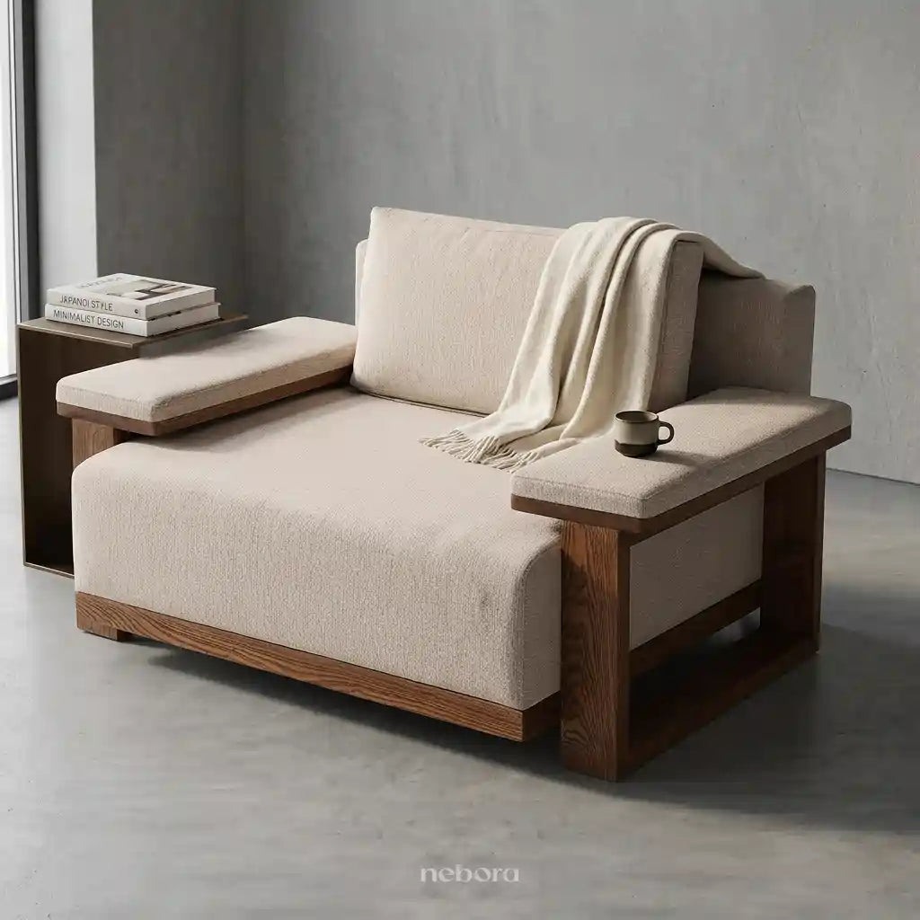 Kanso Single Seater Sofa | Sofas - Nebora