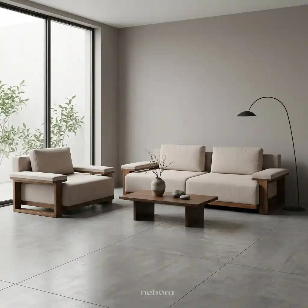 Kanso Single Seater Sofa | Sofas - Nebora
