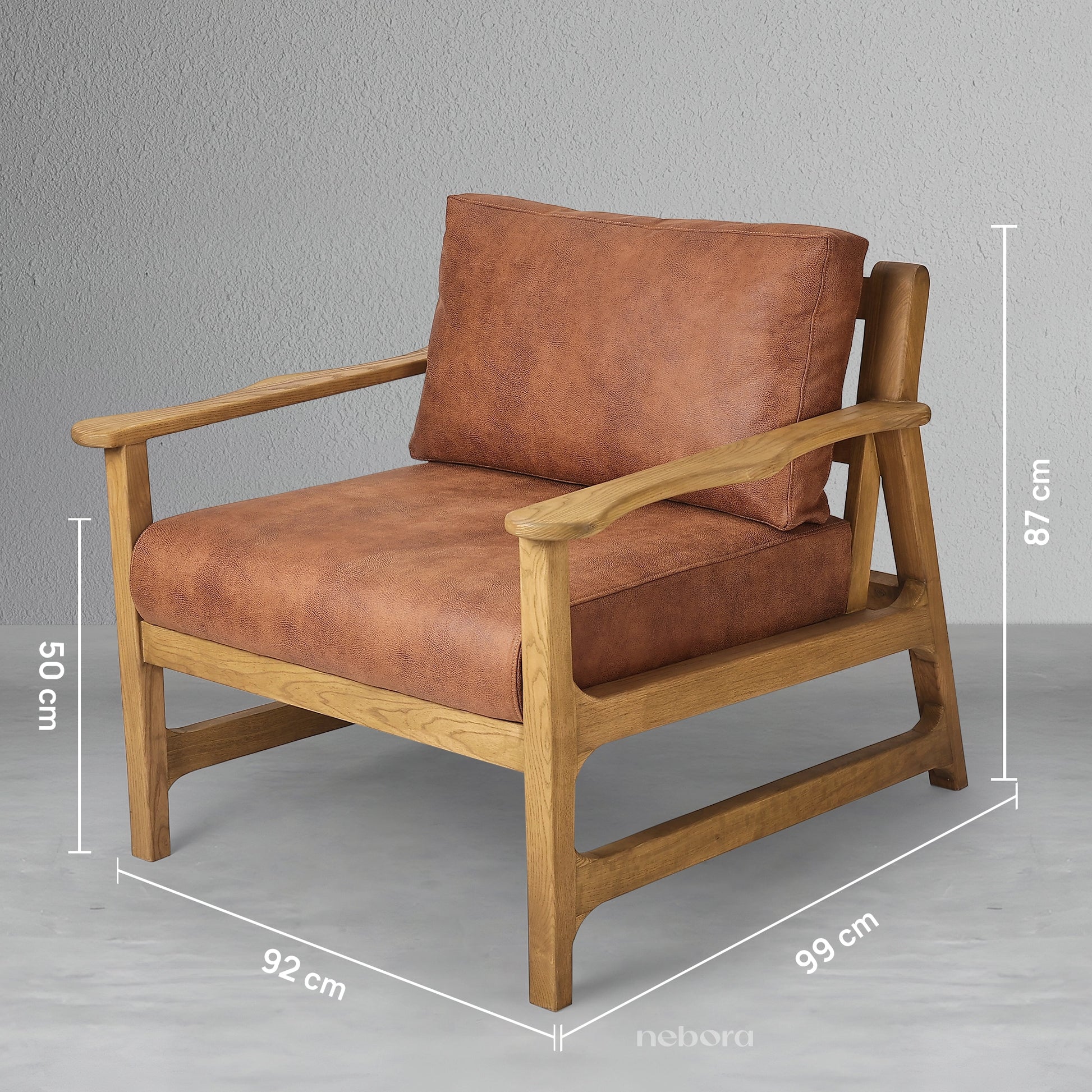 Century Single Seater Sofa | Sofas - Nebora
