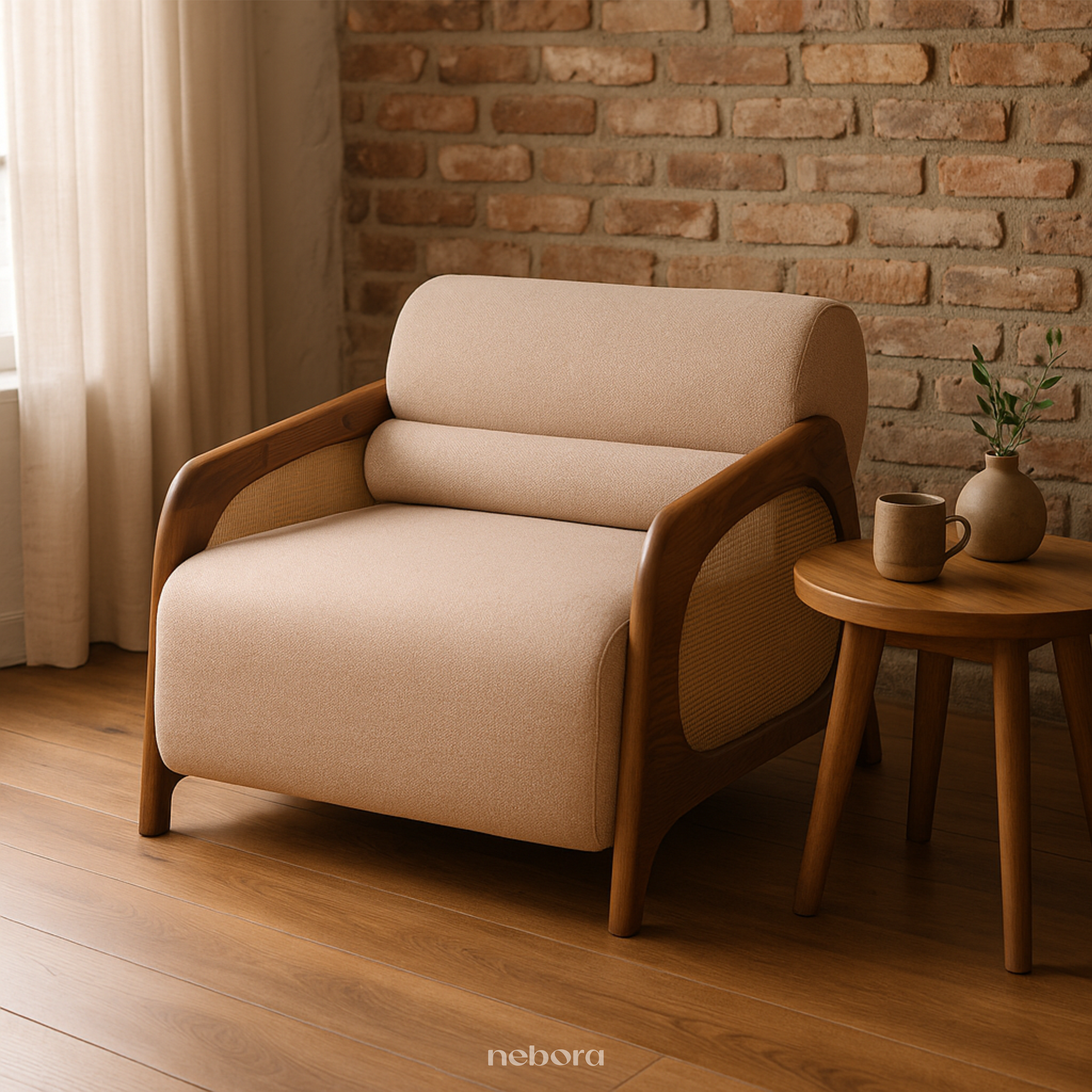 Lumbar Single Seater Sofa