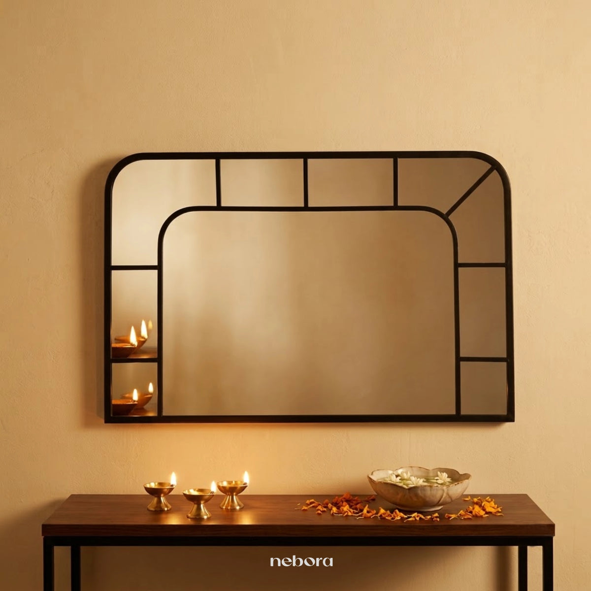 Portal Rectangular Arch Mirror | Wall Mirrors - Nebora