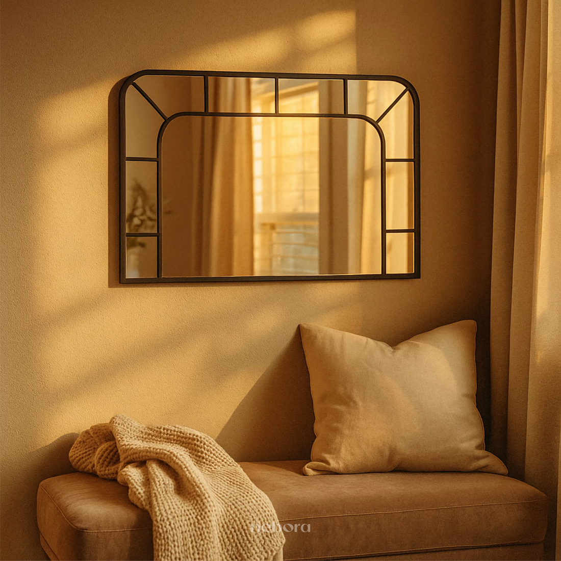 Portal Rectangular Arch Mirror | Wall Mirrors - Nebora