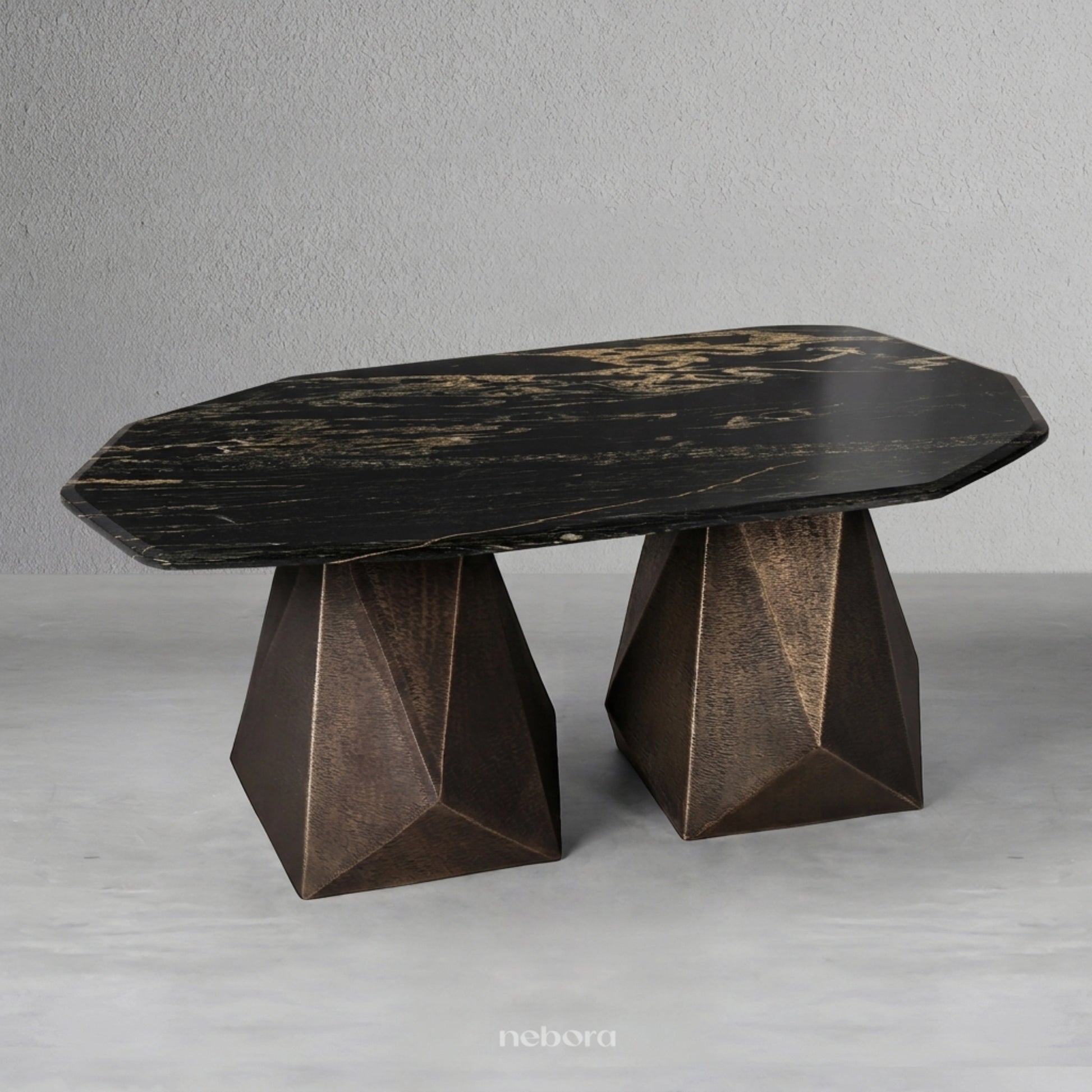 Facet Marble Coffee Table | Coffee Tables - Nebora