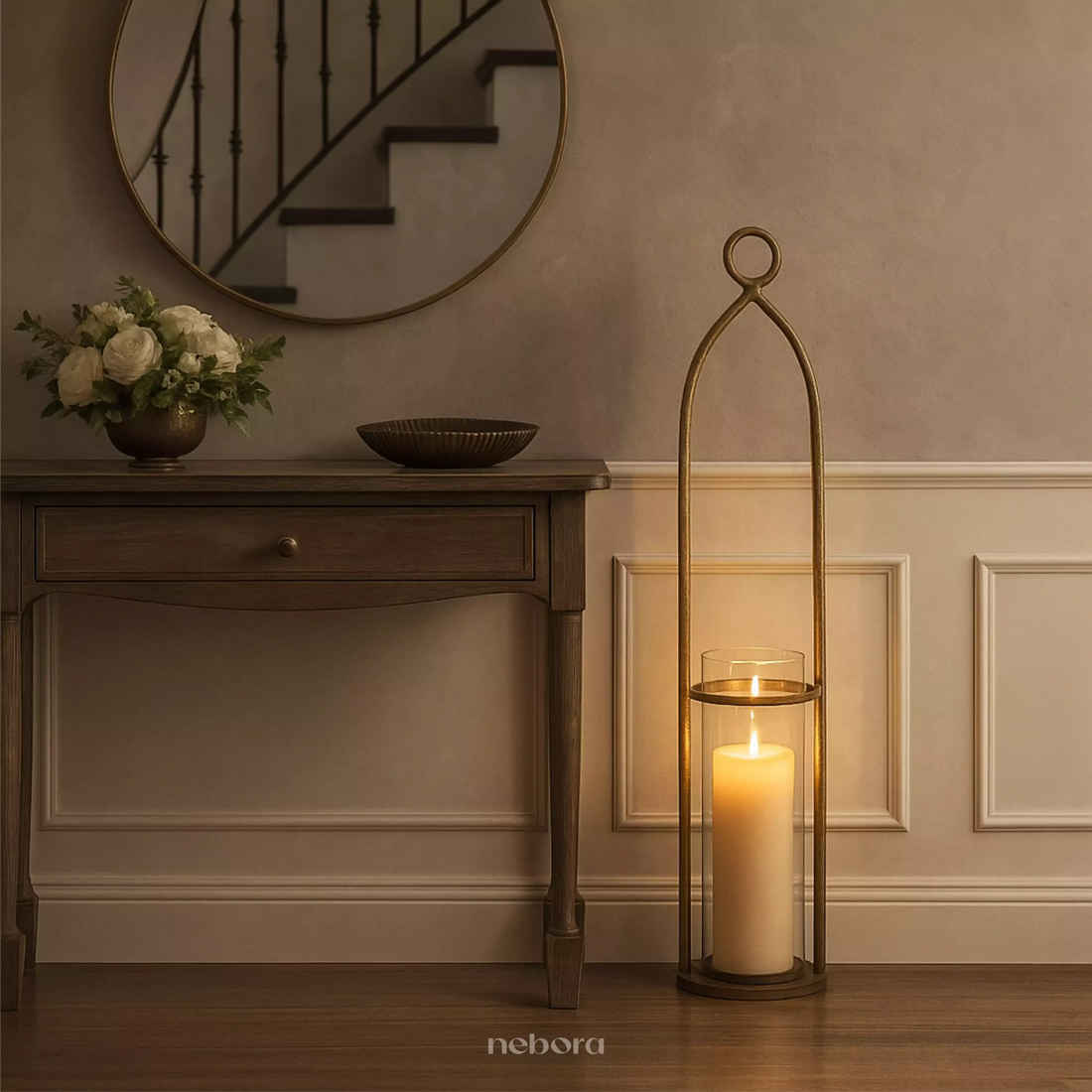 Gothic Arch Lantern L | Lanterns & Candle Holders - Nebora