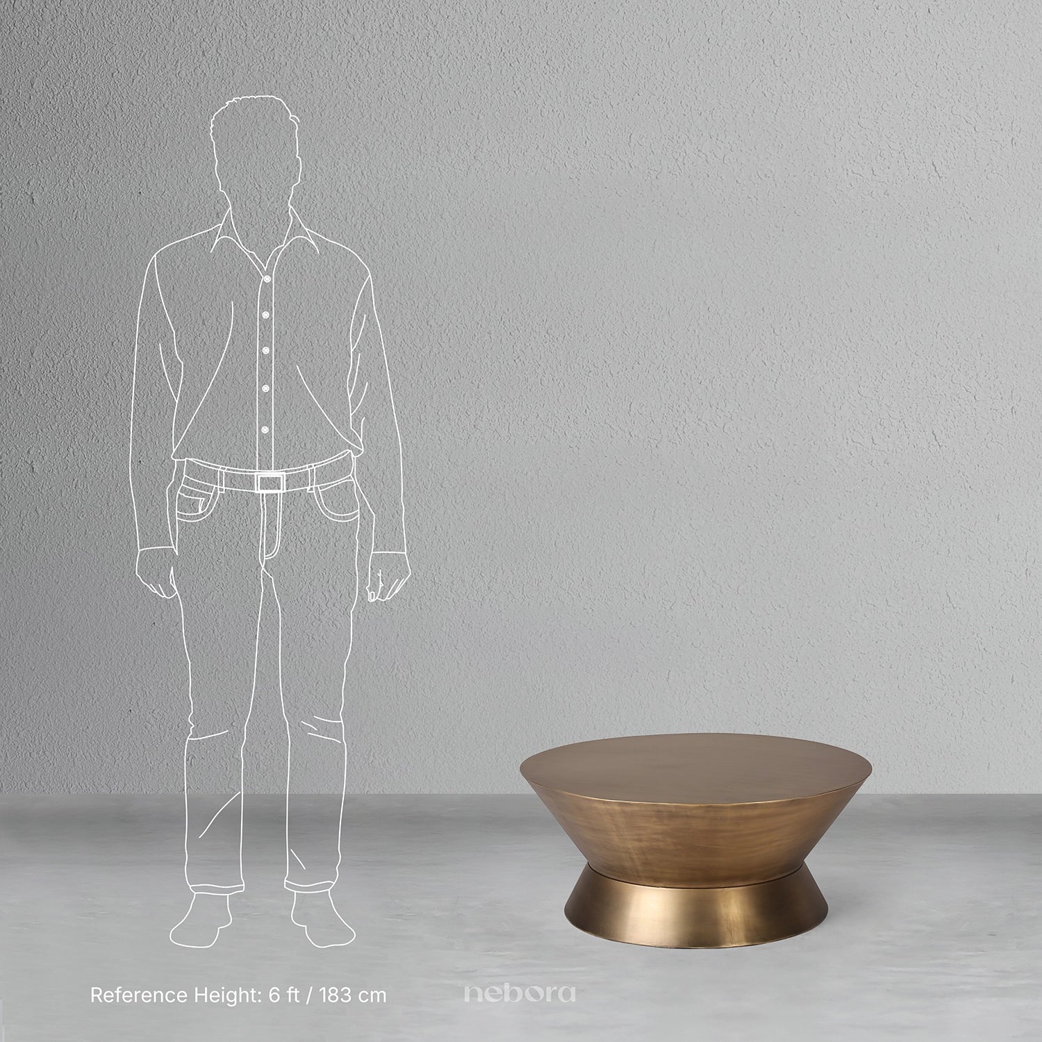 Cupro Coffee Table | Coffee Tables - Nebora