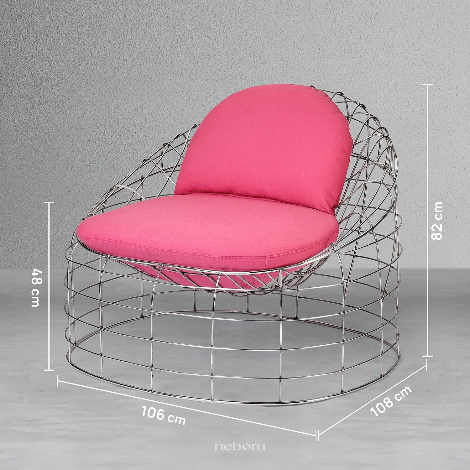 Viona Outdoor Lounge Chair | Lounge Chair - Nebora