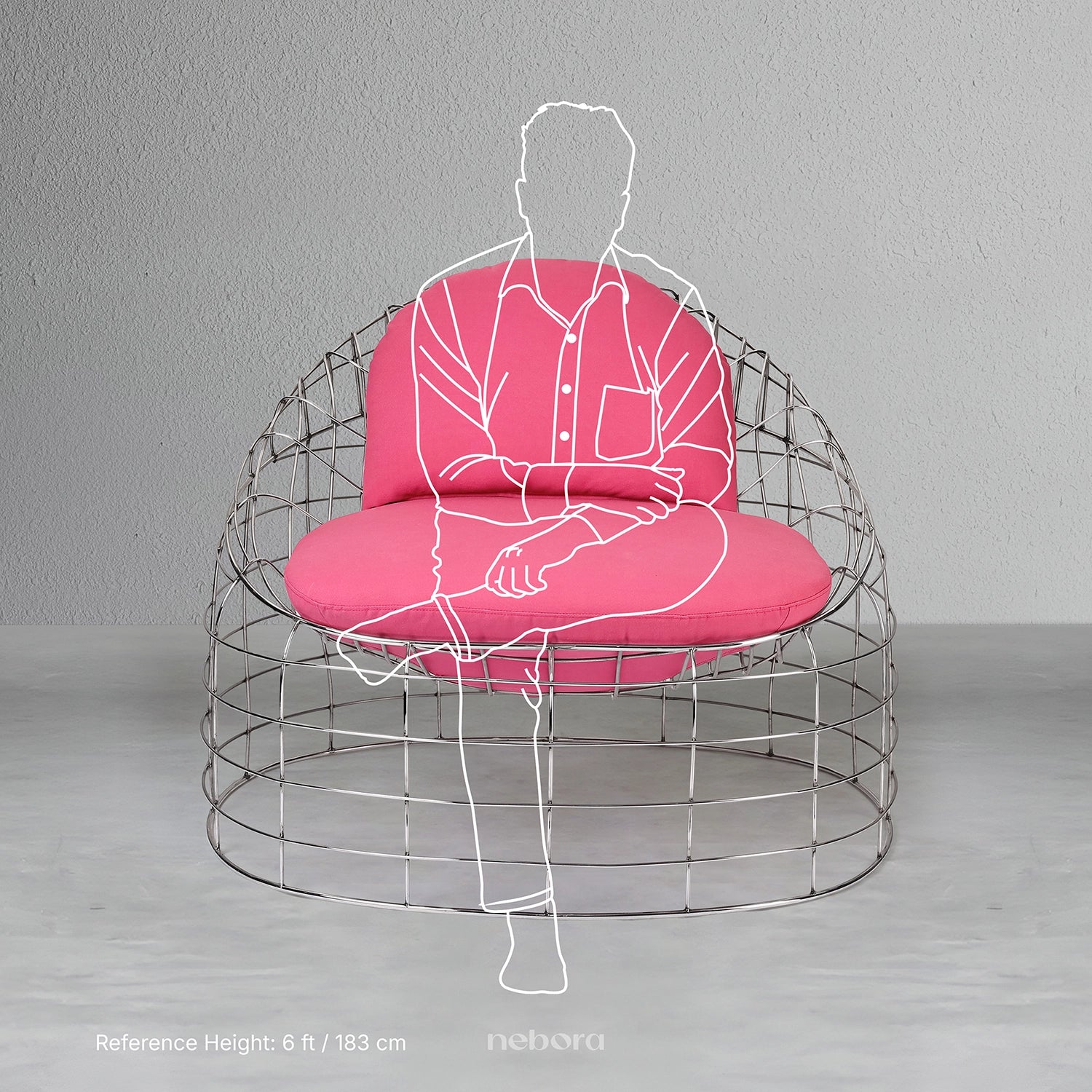 Viona Outdoor Lounge Chair | Lounge Chair - Nebora