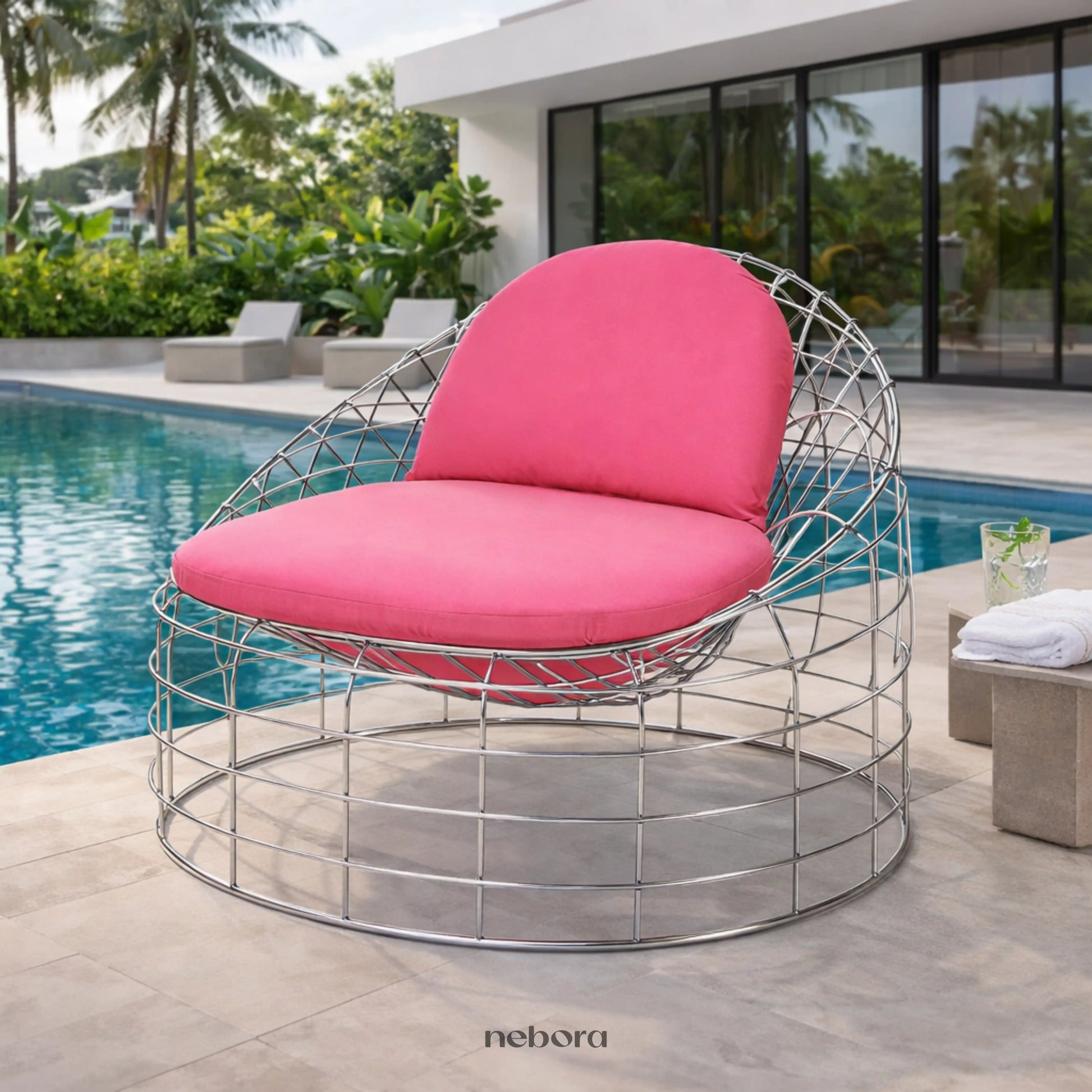 Viona Outdoor Lounge Chair | Lounge Chair - Nebora