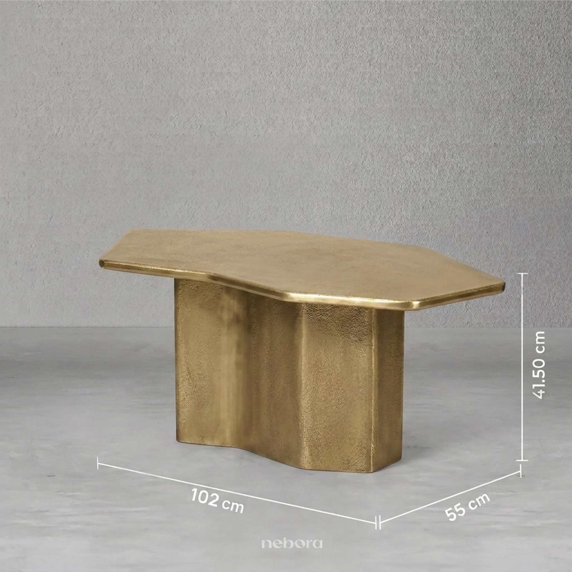 Stela Coffee Table Gold | Coffee Tables - Nebora