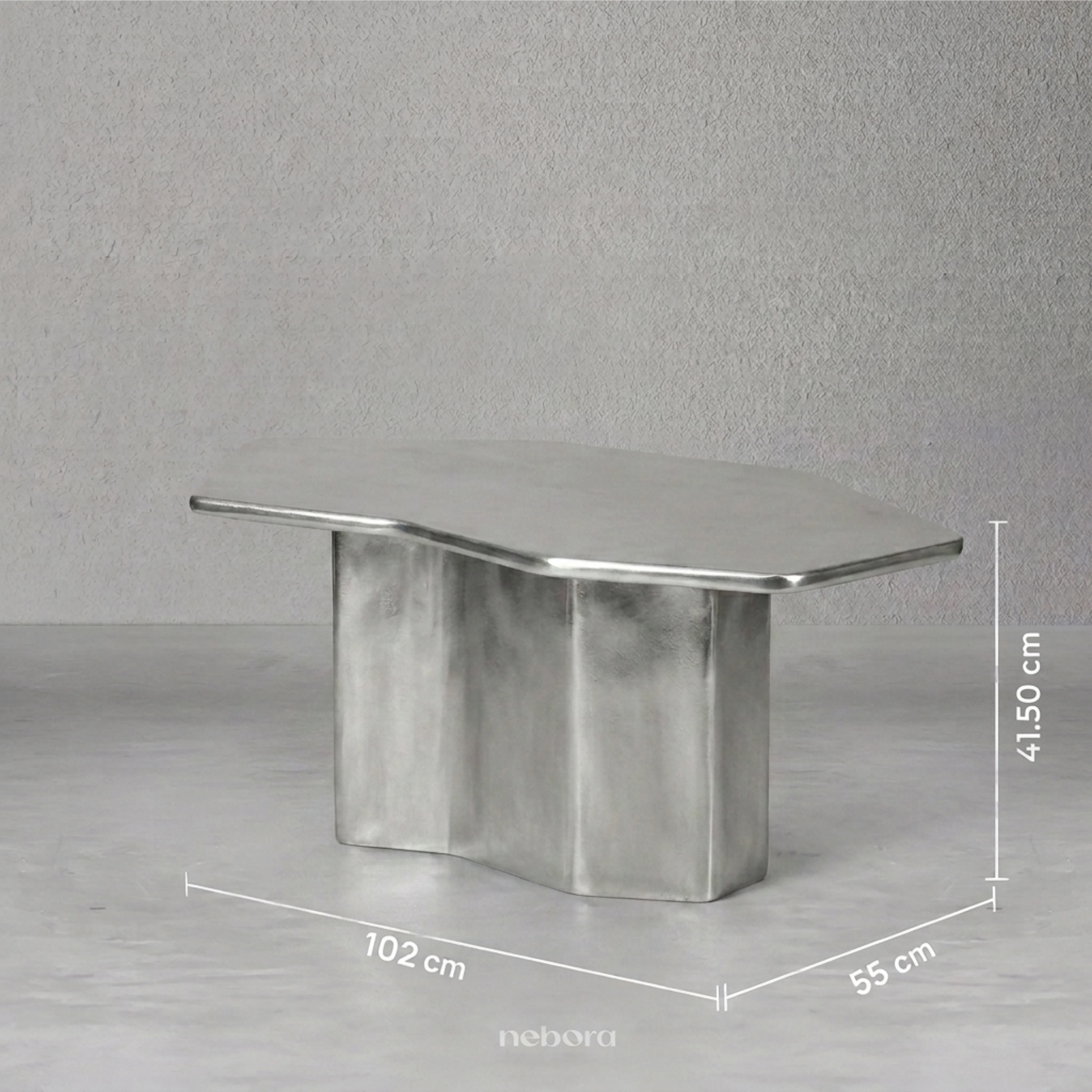 Stela Coffee Table Silver | Coffee Tables - Nebora
