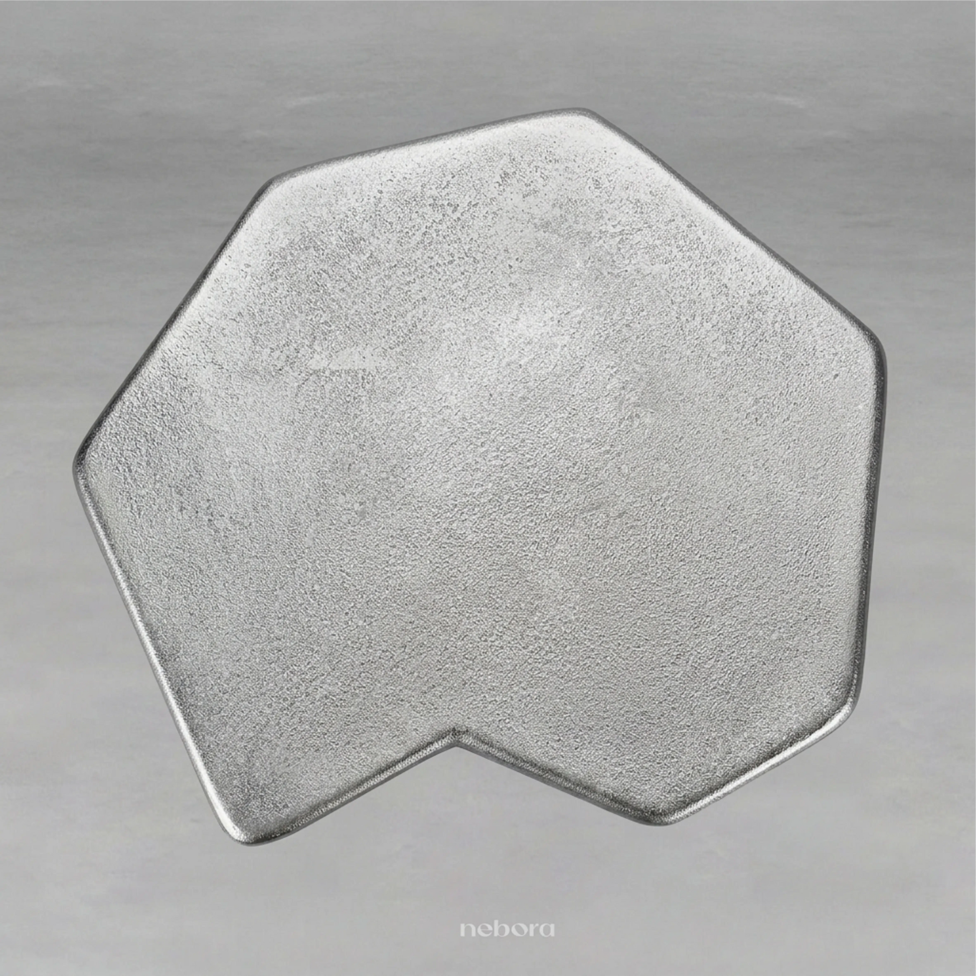 Stela Side Table Silver | Side Tables - Nebora