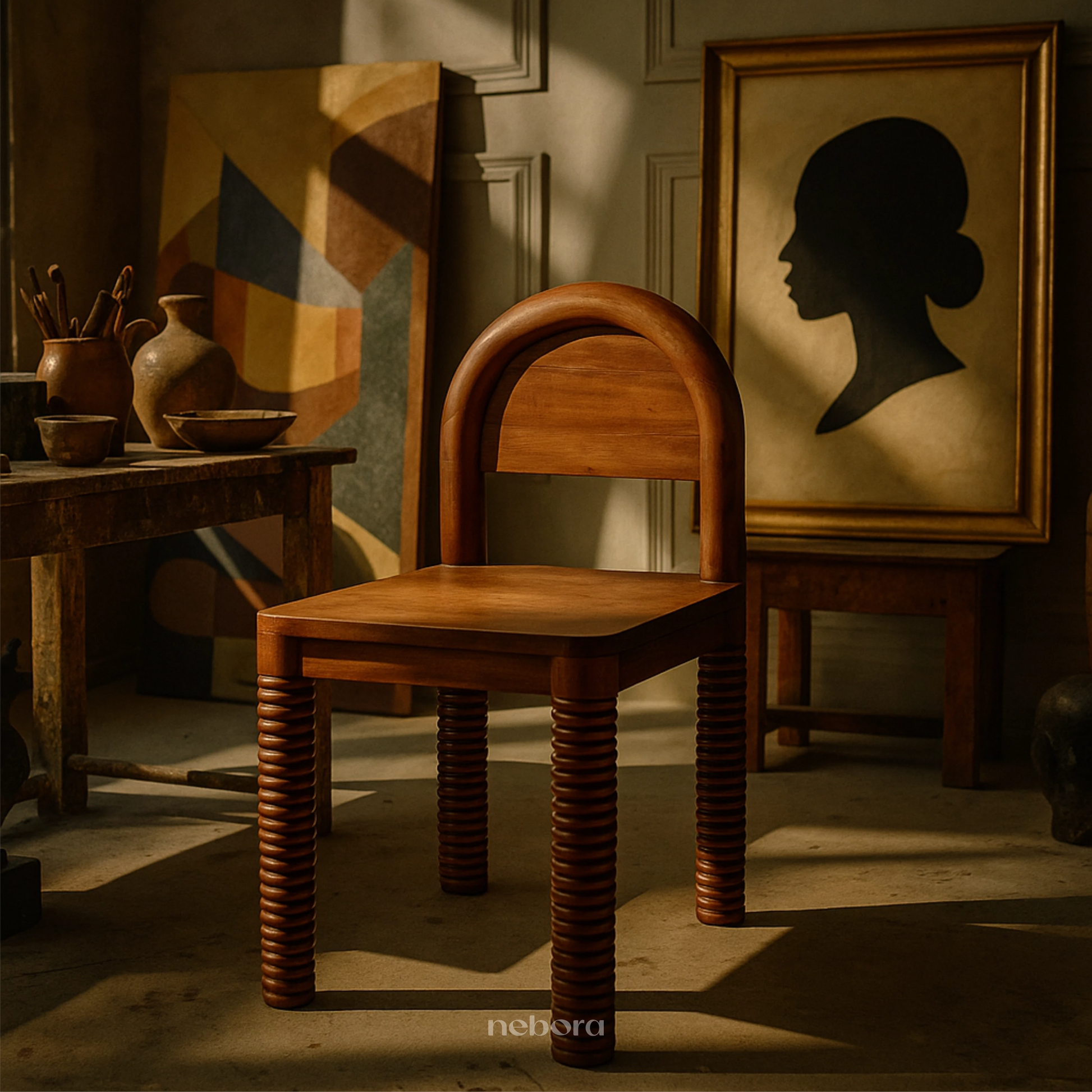 Column Rib Dining Chair | Chair - Nebora