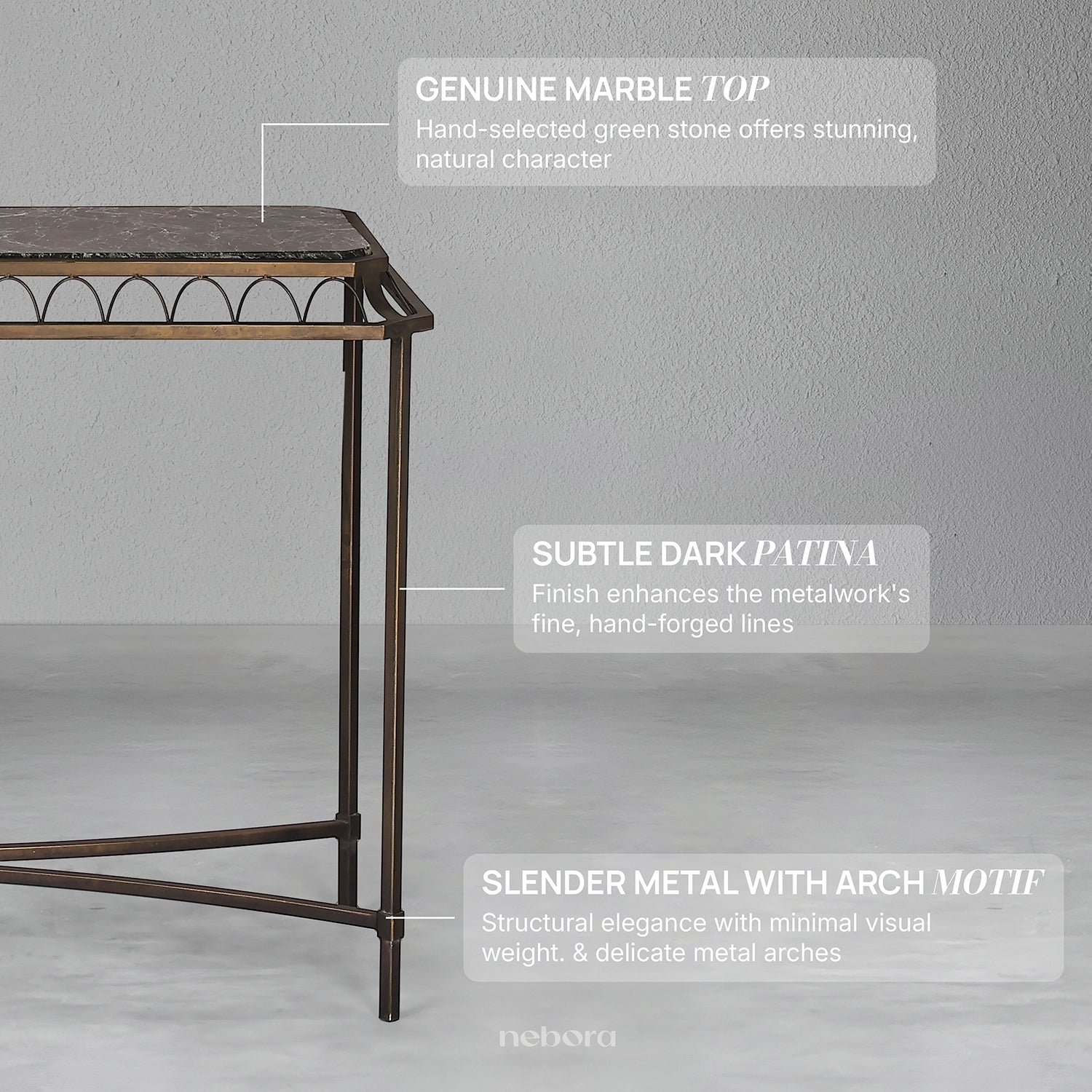Helios Console Table | Consoles - Nebora
