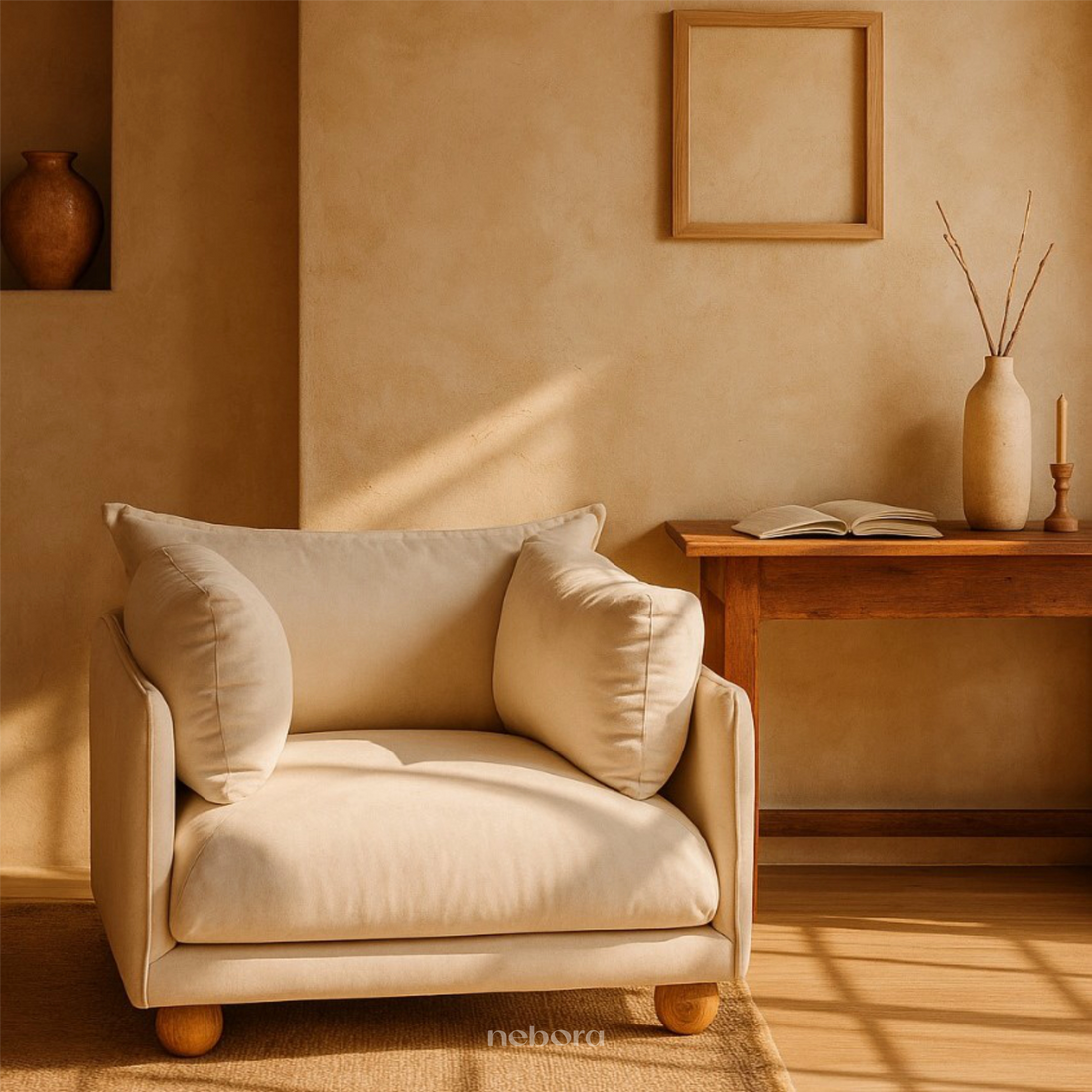 Aura Single Seater Super Sofa | Sofas - Nebora