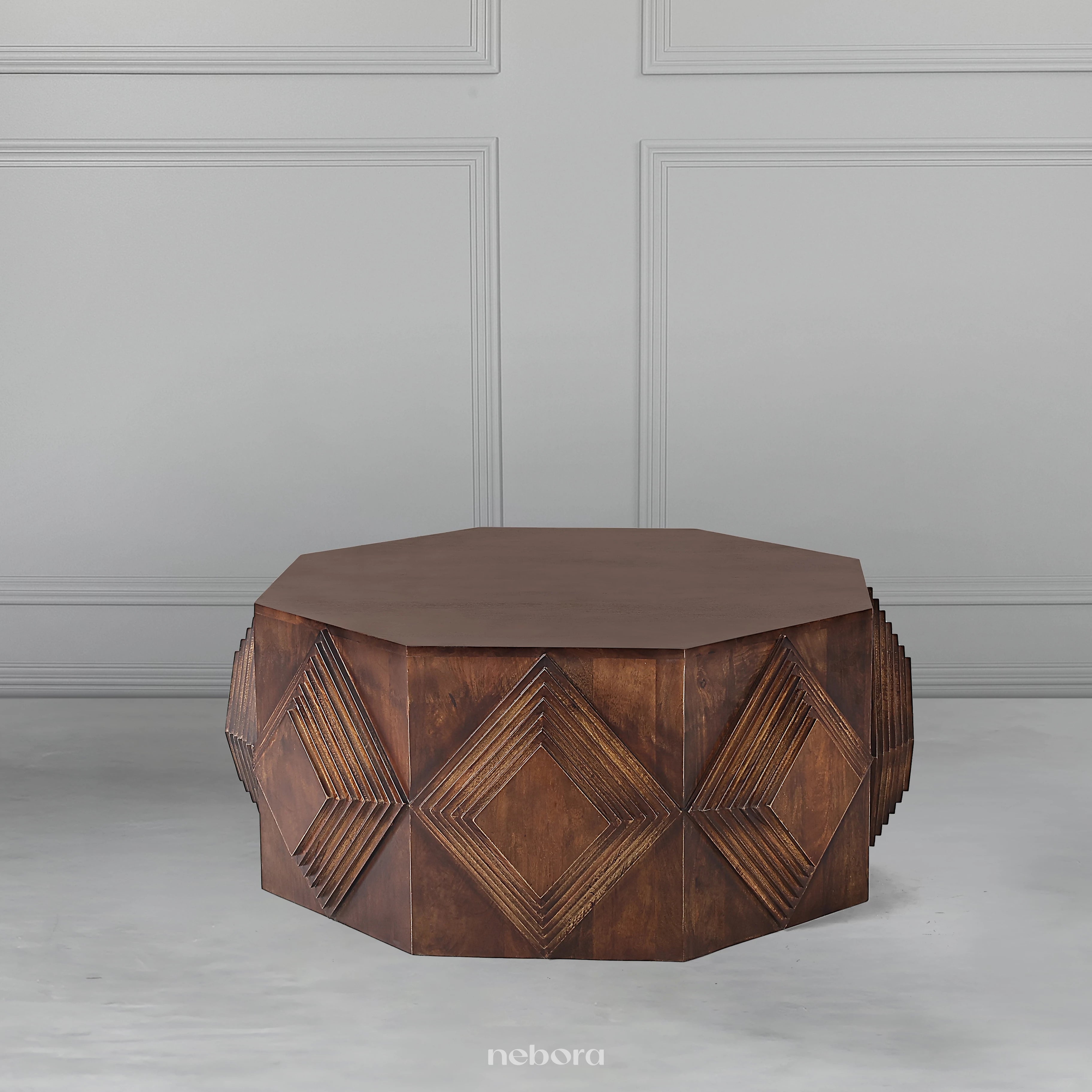 Geo Carve Coffee Table
