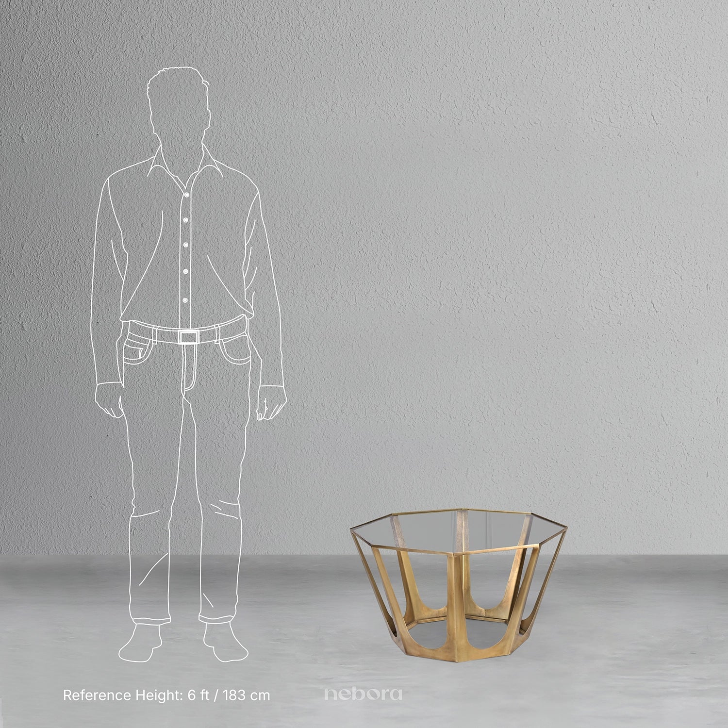 Luxe Octa Coffee Table | Coffee Tables - Nebora