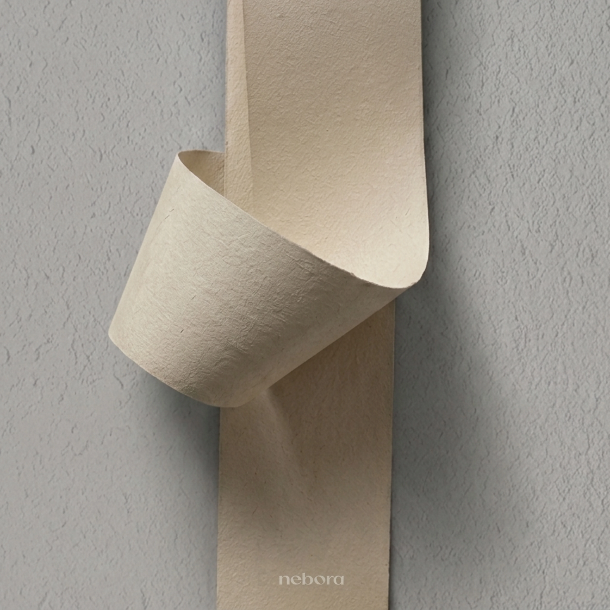 Ribbon Wall Art Beige | Wall Arts - Nebora