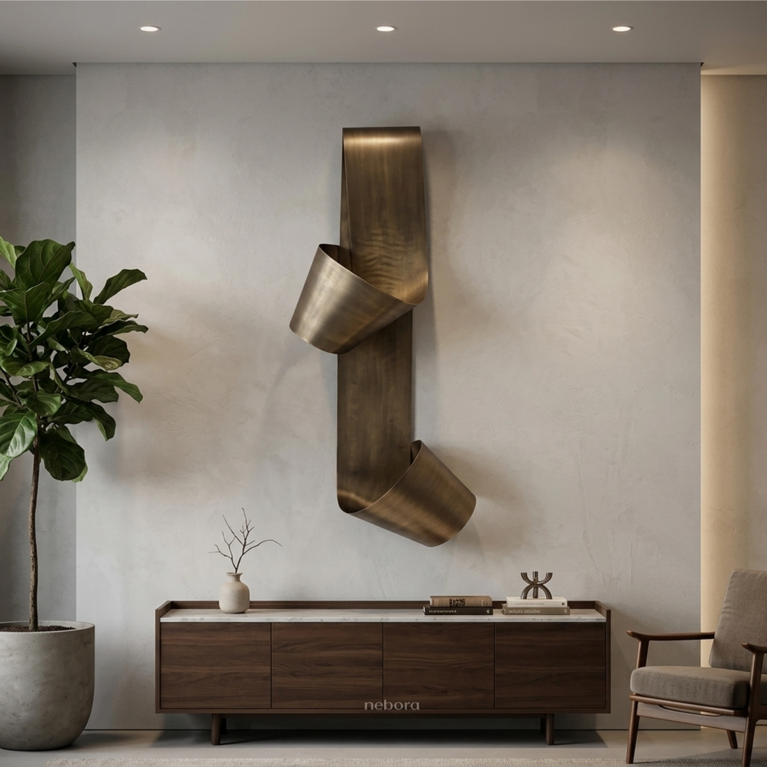 Ribbon Wall Art Large