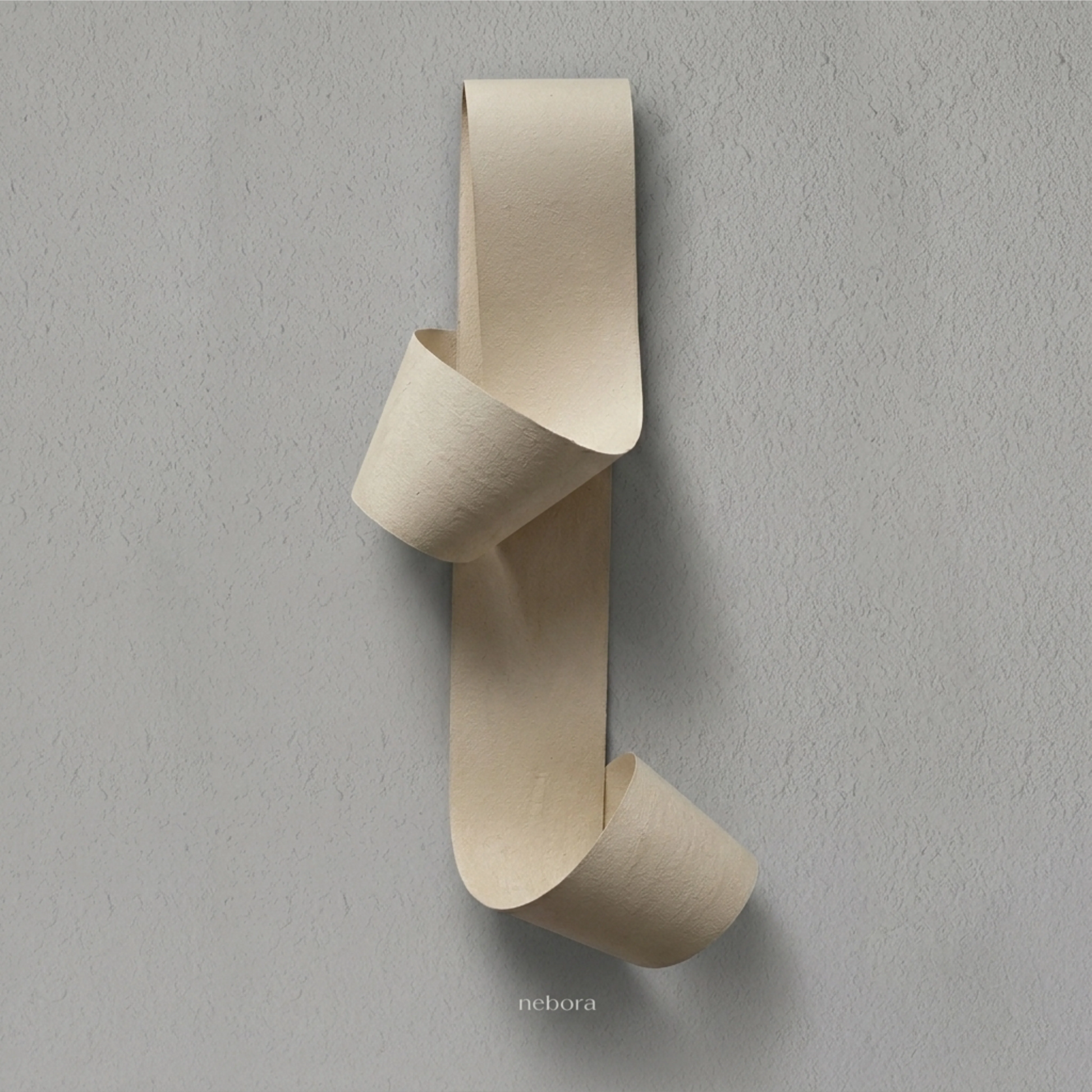 Ribbon Wall Art Beige | Wall Arts - Nebora