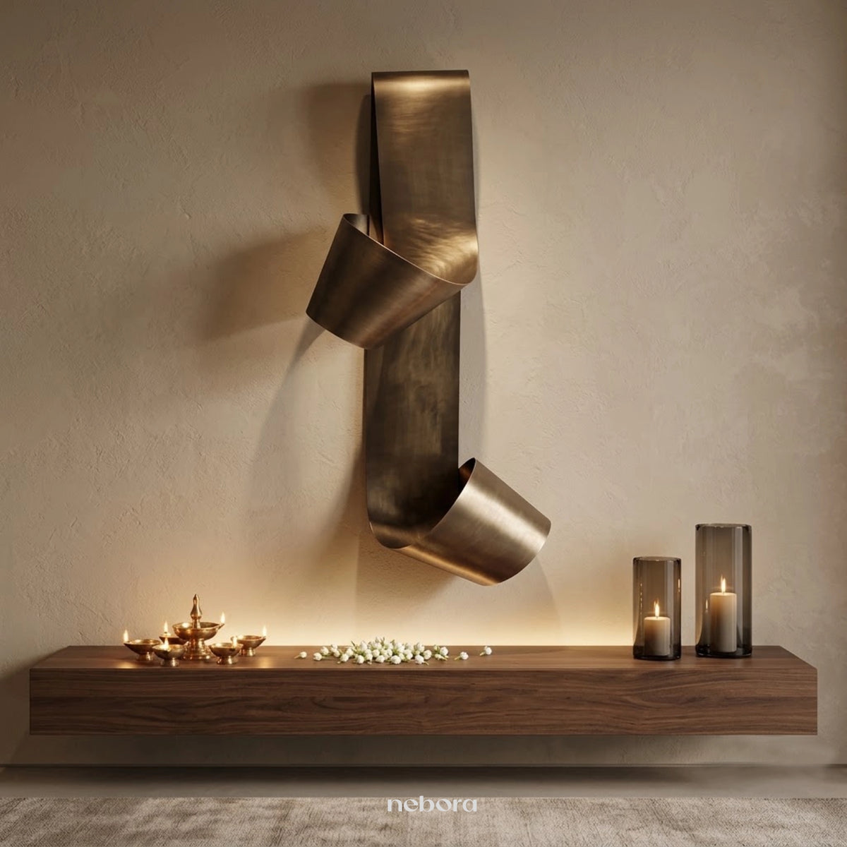 Ribbon Wall Art Large | Wall Arts - Nebora