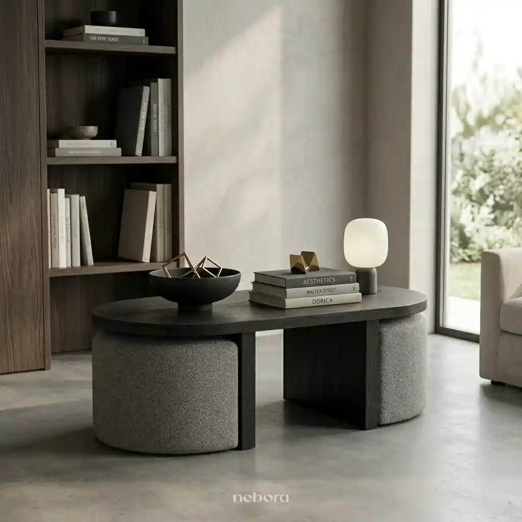 Comor Coffee Table Black | Coffee Tables - Nebora