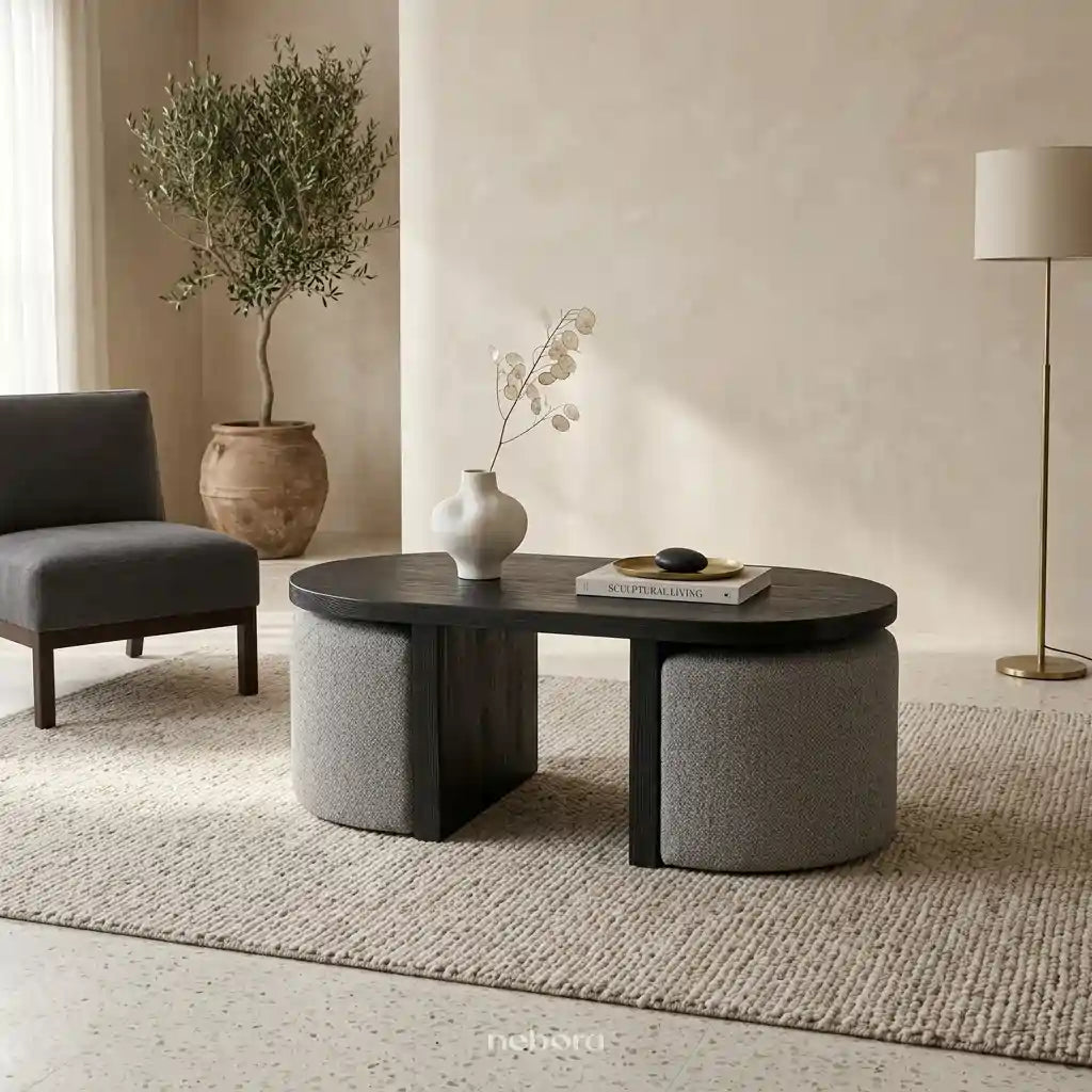Comor Coffee Table Black | Coffee Tables - Nebora